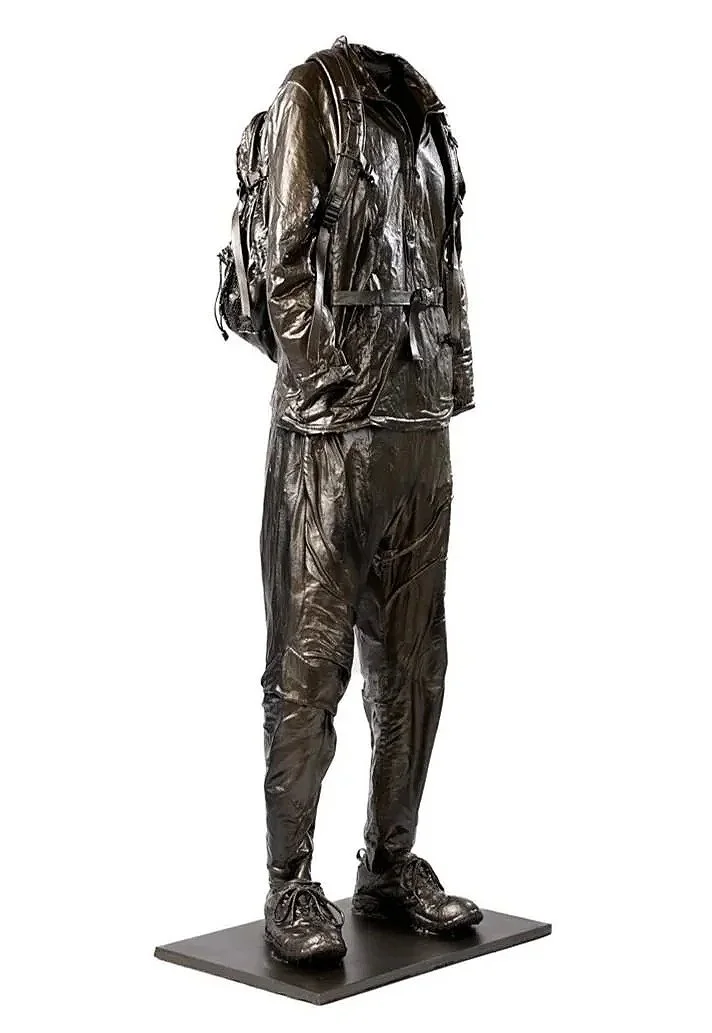 Lost in the Woods (2025) Epoxy impregnated clothing and paint