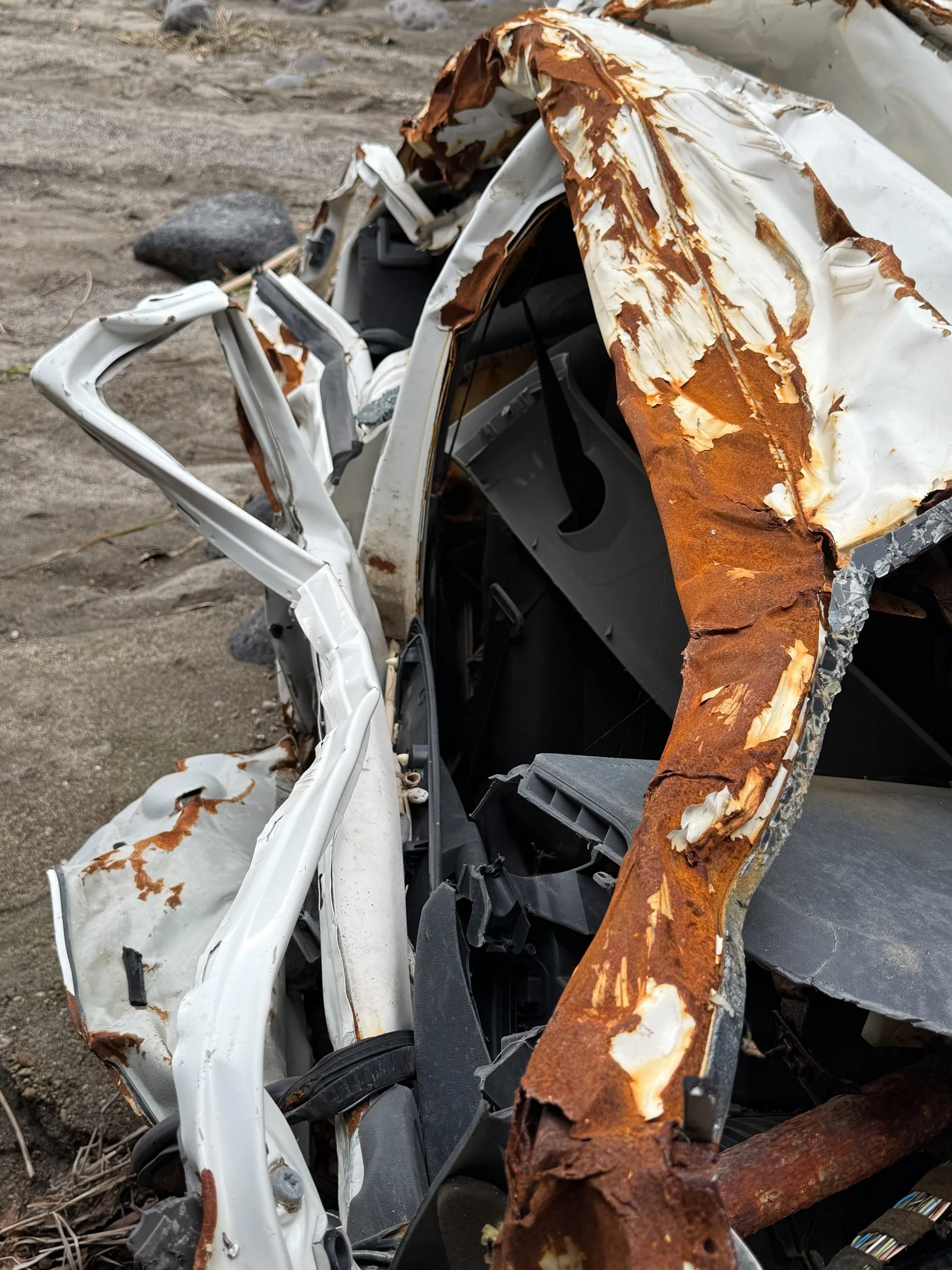 Crash on the Beach V5 (2026) 8' x 10" InkJet Print on Archival Paper, Edition of 5