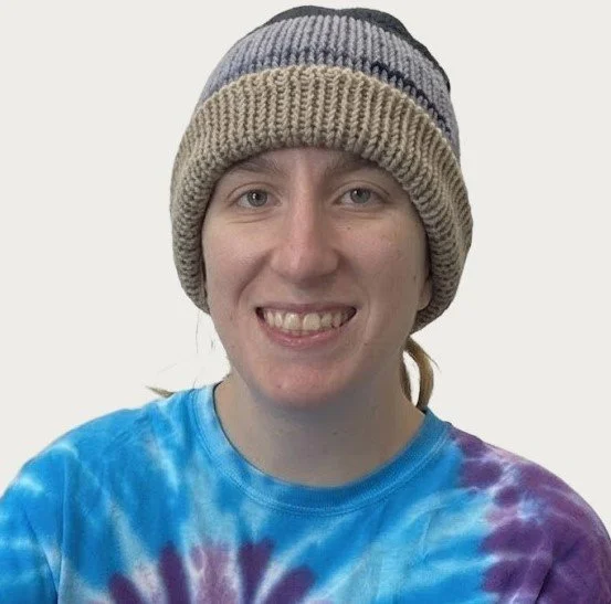 Double-Layered Ombre Beanie.