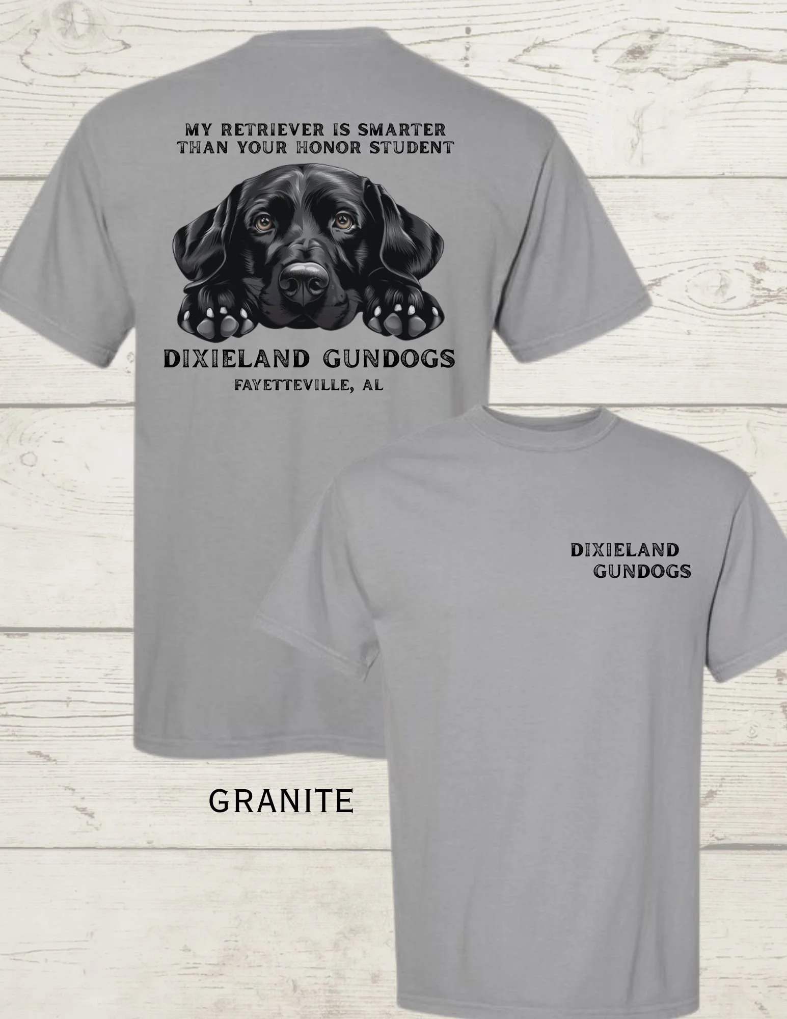 MY RETRIEVER IS SMARTER TSHIRT