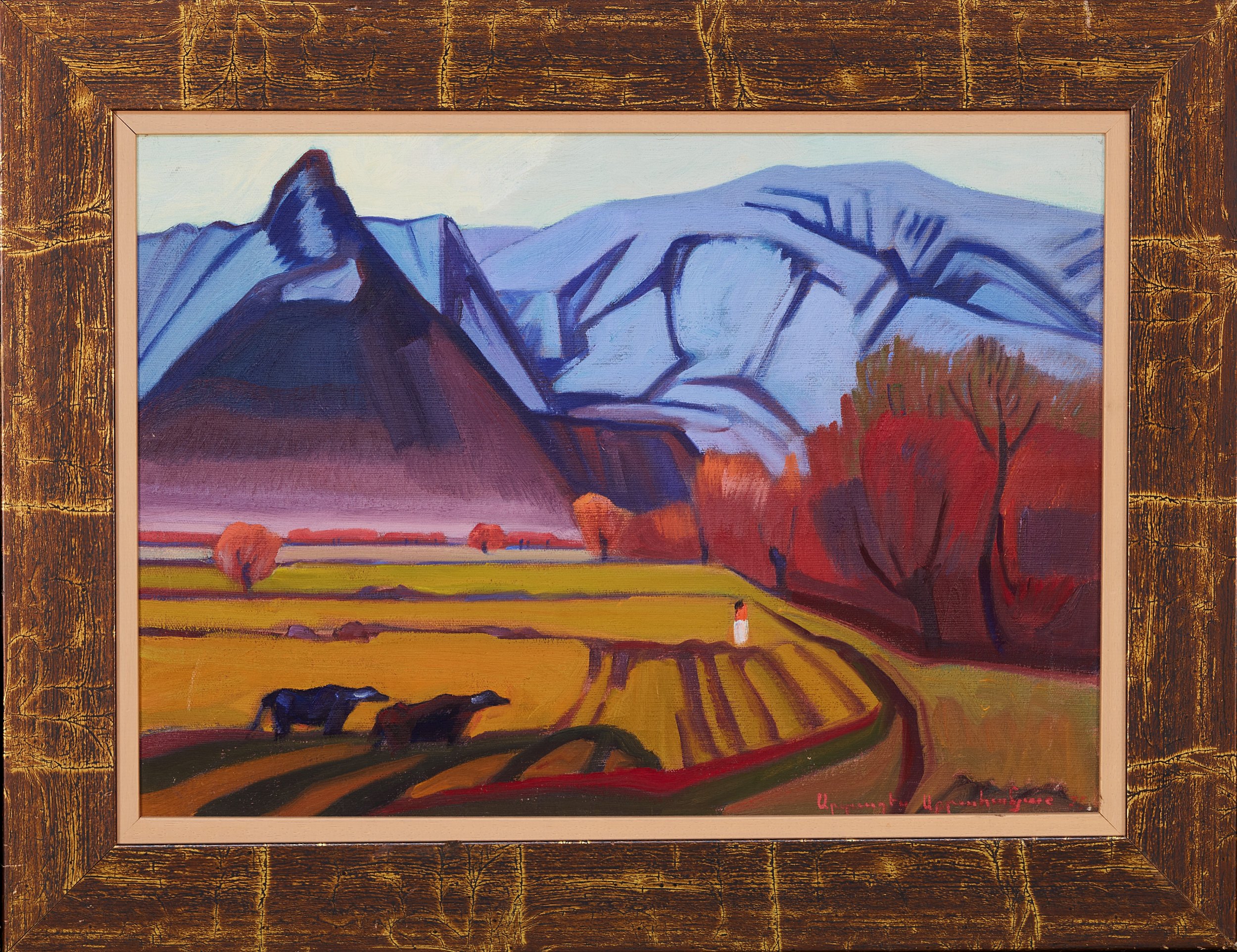 Artashes Abraamyan (Armenian, 1921–2003).  Early Spring, 1975 . Oil paint on canvas. 16 × 22 1/2 × 1/2 inches. Cafesjian Art Trust, 2022.0144.1. © Artashes Abraamyan 