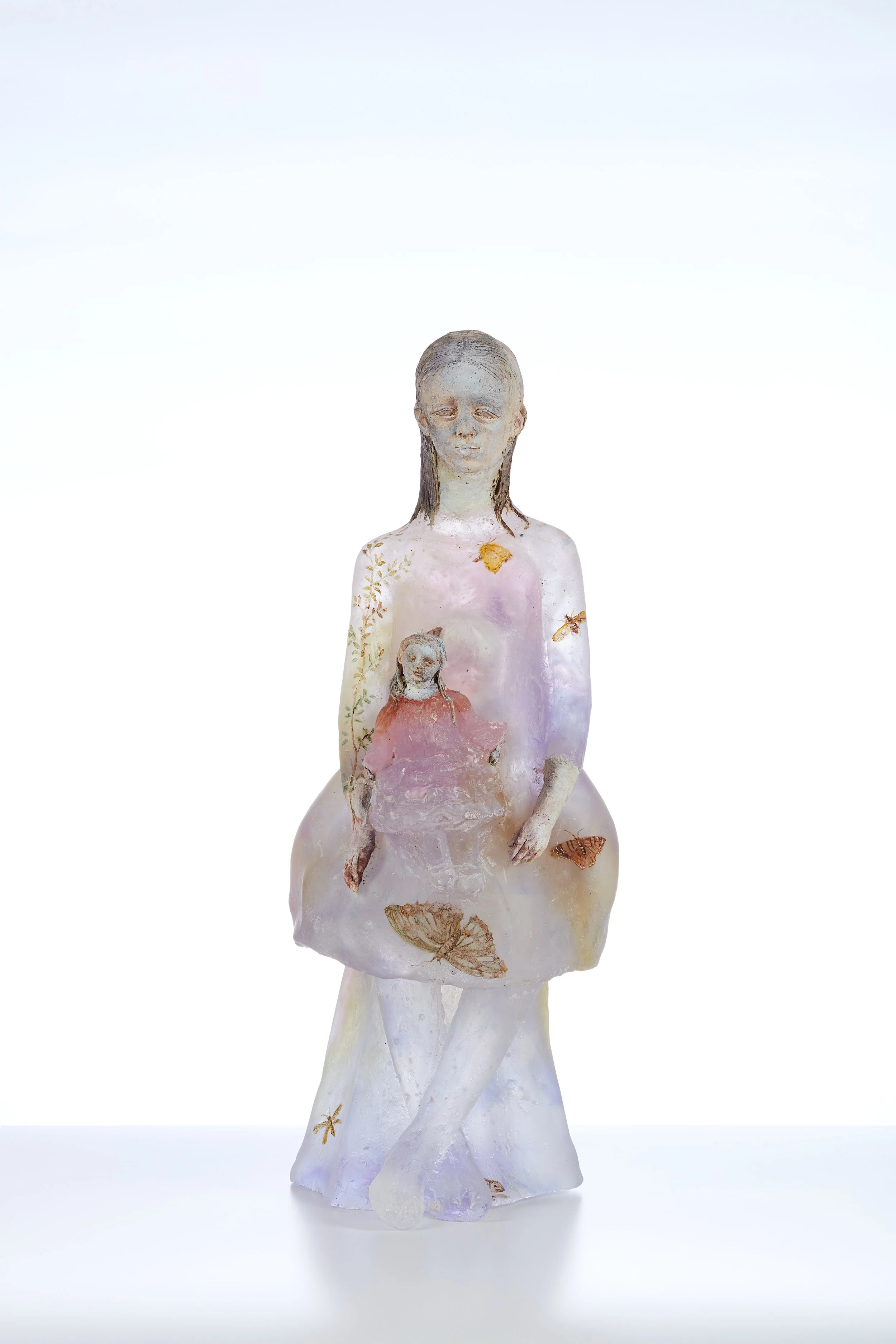 Christina Bothwell (American, born 1960).
 Butterflies , 2012. Cast glass, paint. 10 x 12 × 26 inches. Cafesjian Art Trust Museum,
2022.0297.1. © Christina Bothwell