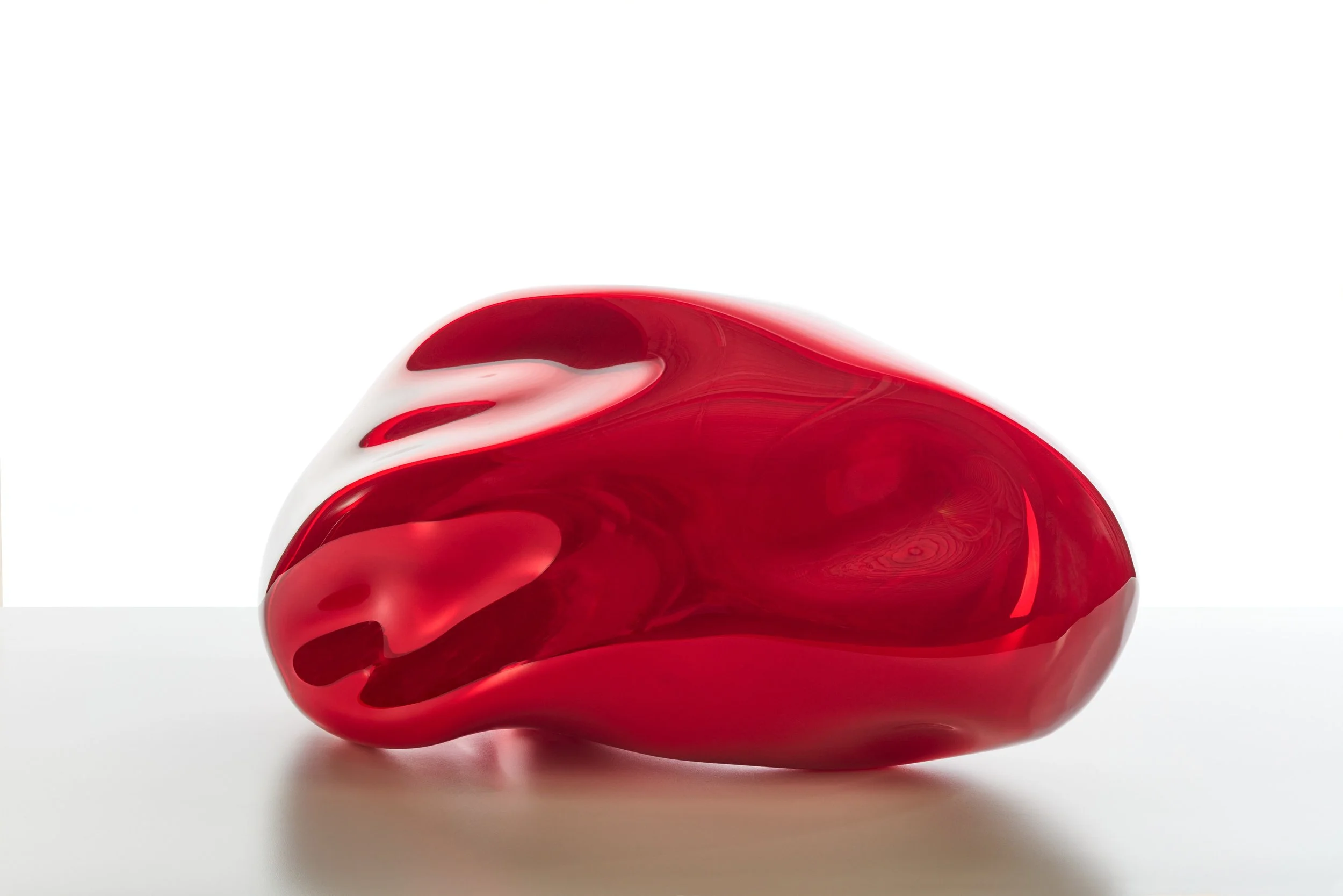 Roberta Silva (Trinidadian and Tobagonian, b. 1971).  Basta Uno Soffio (One Breath Is Enough) , 2009. Glass. 12.6 x 25.6 x 15.75 inches. Cafesjian Art Trust Museum © Roberta Silva