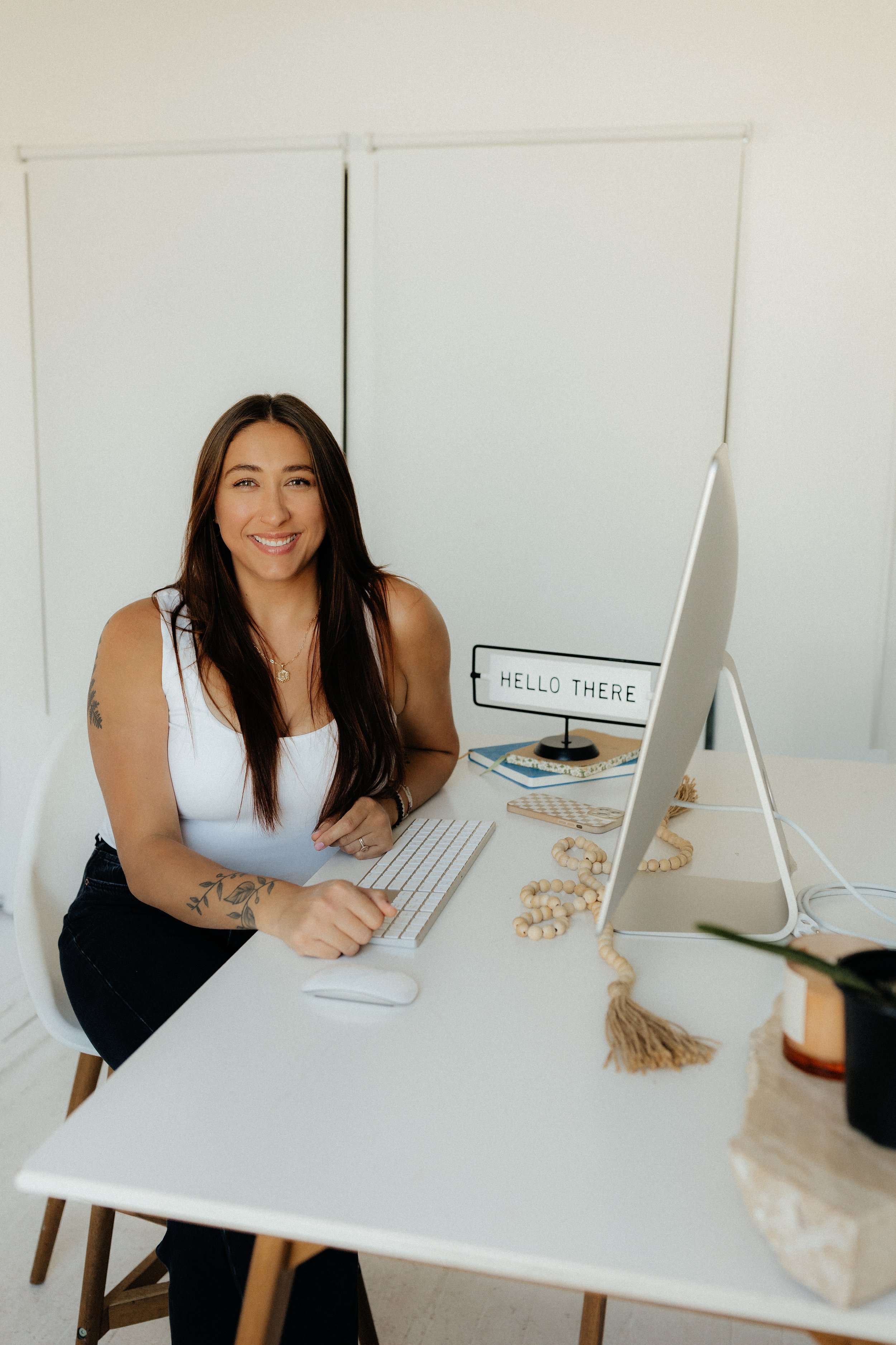 Clean and Strategic website design layout for a service based business