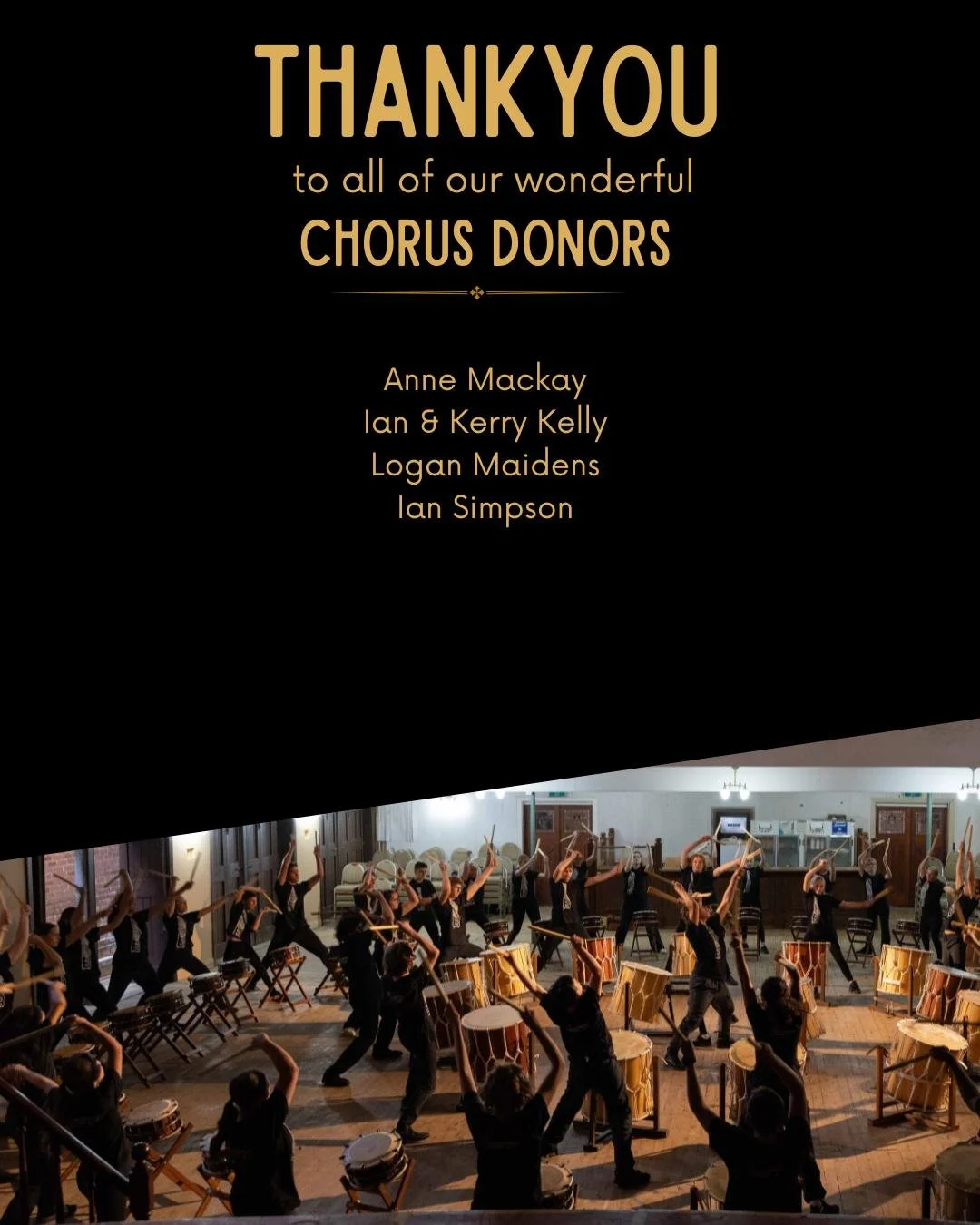 THANKYOU //
Here is a list of some more Chorus donors to celebrate with!

Your generous donations are incredibly appreciated and truly heartwarming. Thanks to your support, we are one step closer to restoring our beloved Plaza Theatre!

🧡 As a token