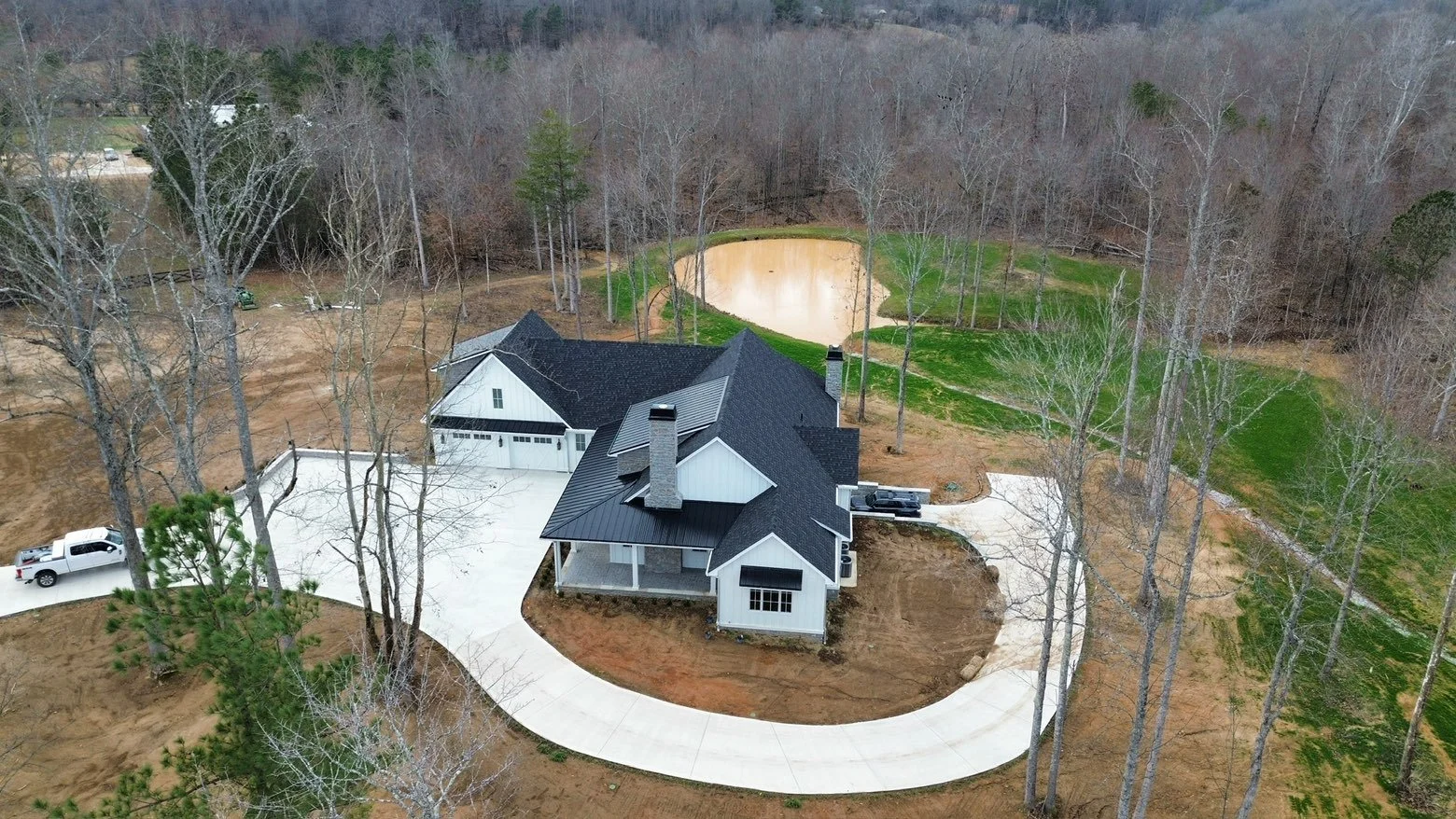 Completed Pond & Basement Excavation