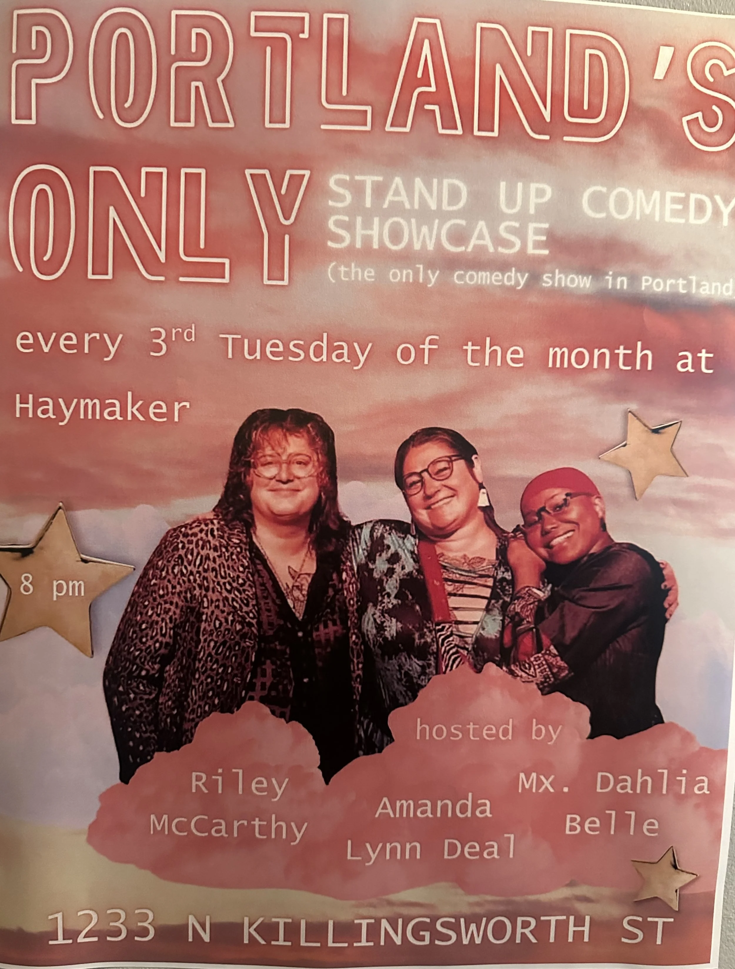 Portland's Only Comedy Showcase