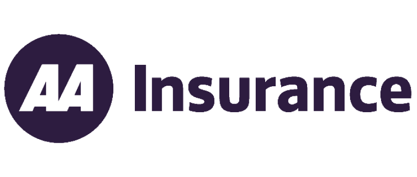 Logo with a purple circle containing a stylized number 44 and the word 'Insurance' written next to it.
