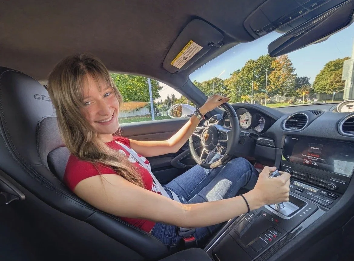 Ontario, Canada | Amanda participating in Porsche Noir's Muskoka Drive in a 718 GTS