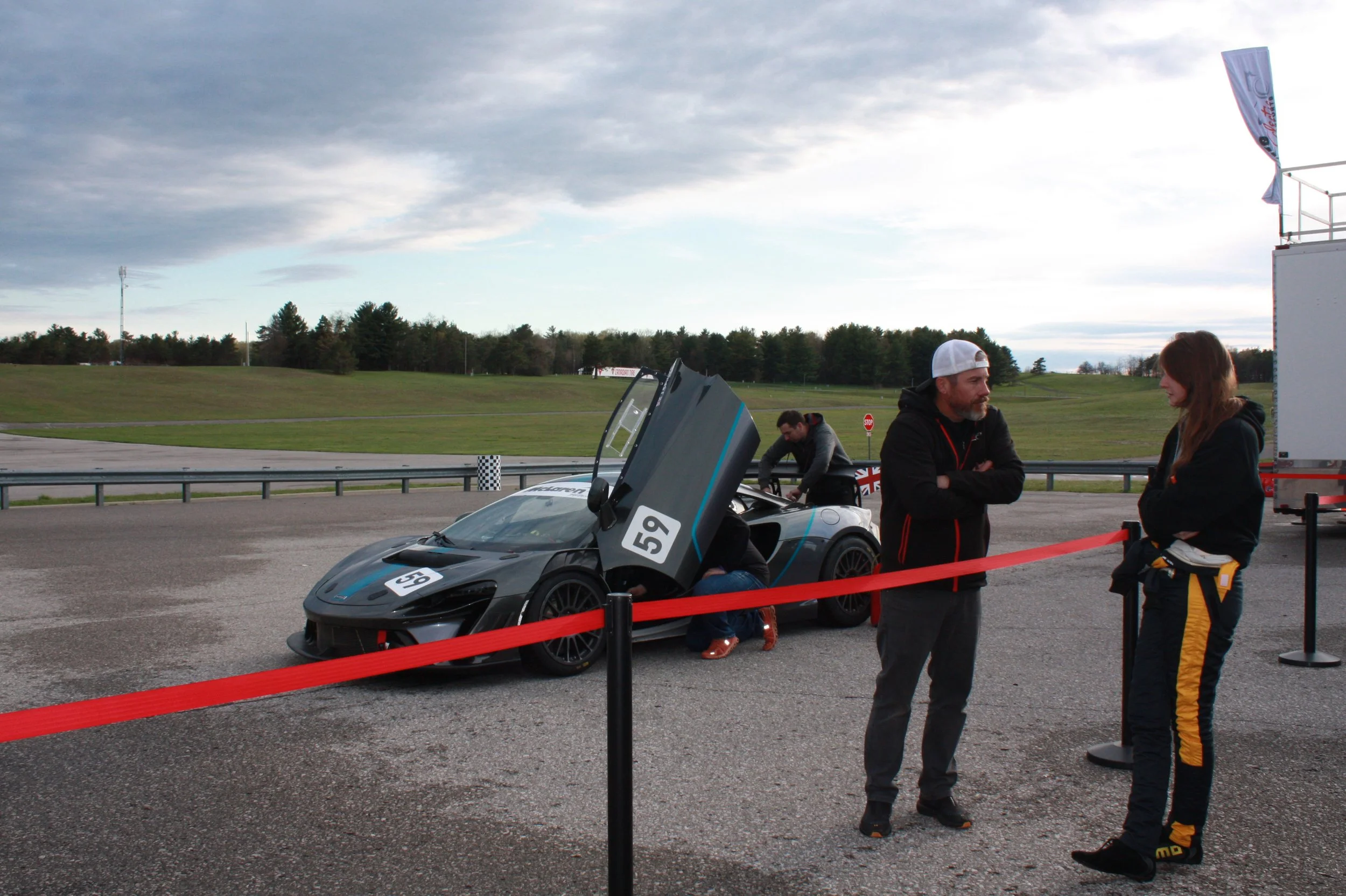CTMP, Canada | Amanda & Auto Eclectic chatting at 6th Gear track day