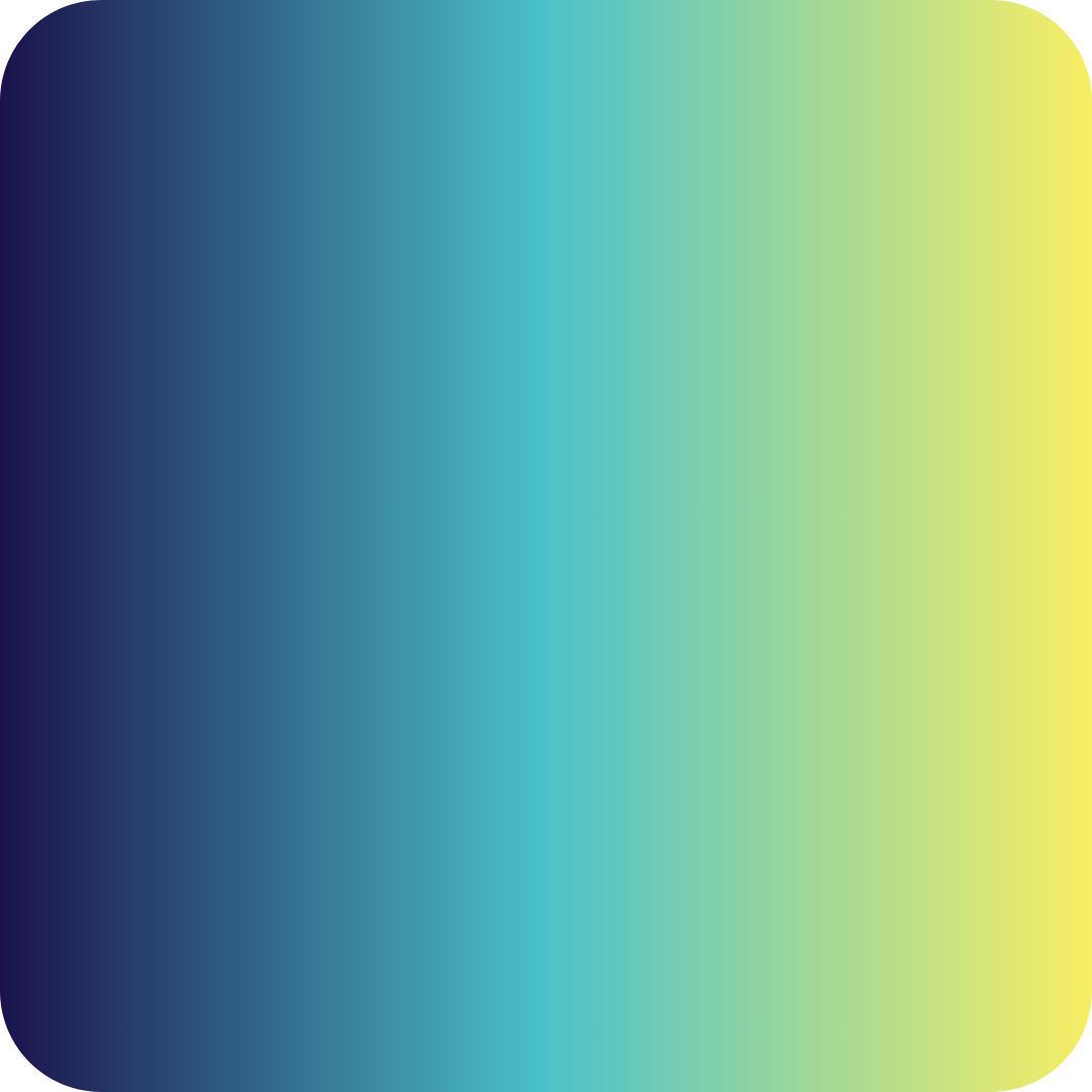 A multicolored gradient background transitioning from dark blue on the left to light yellow on the right.