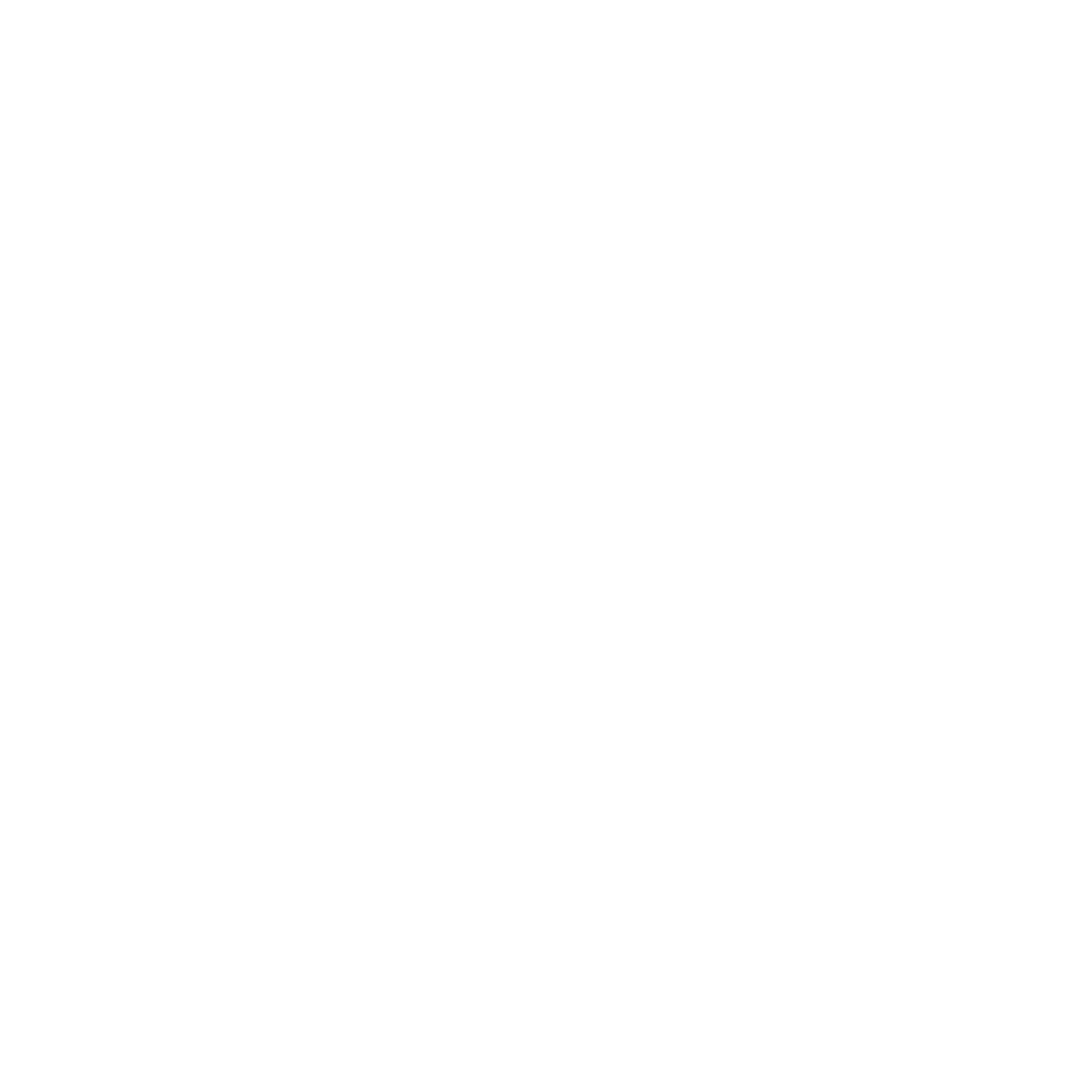 Black and white illustration of a cocktail glass with a lemon wedge on the rim and a small umbrella, against a black background.