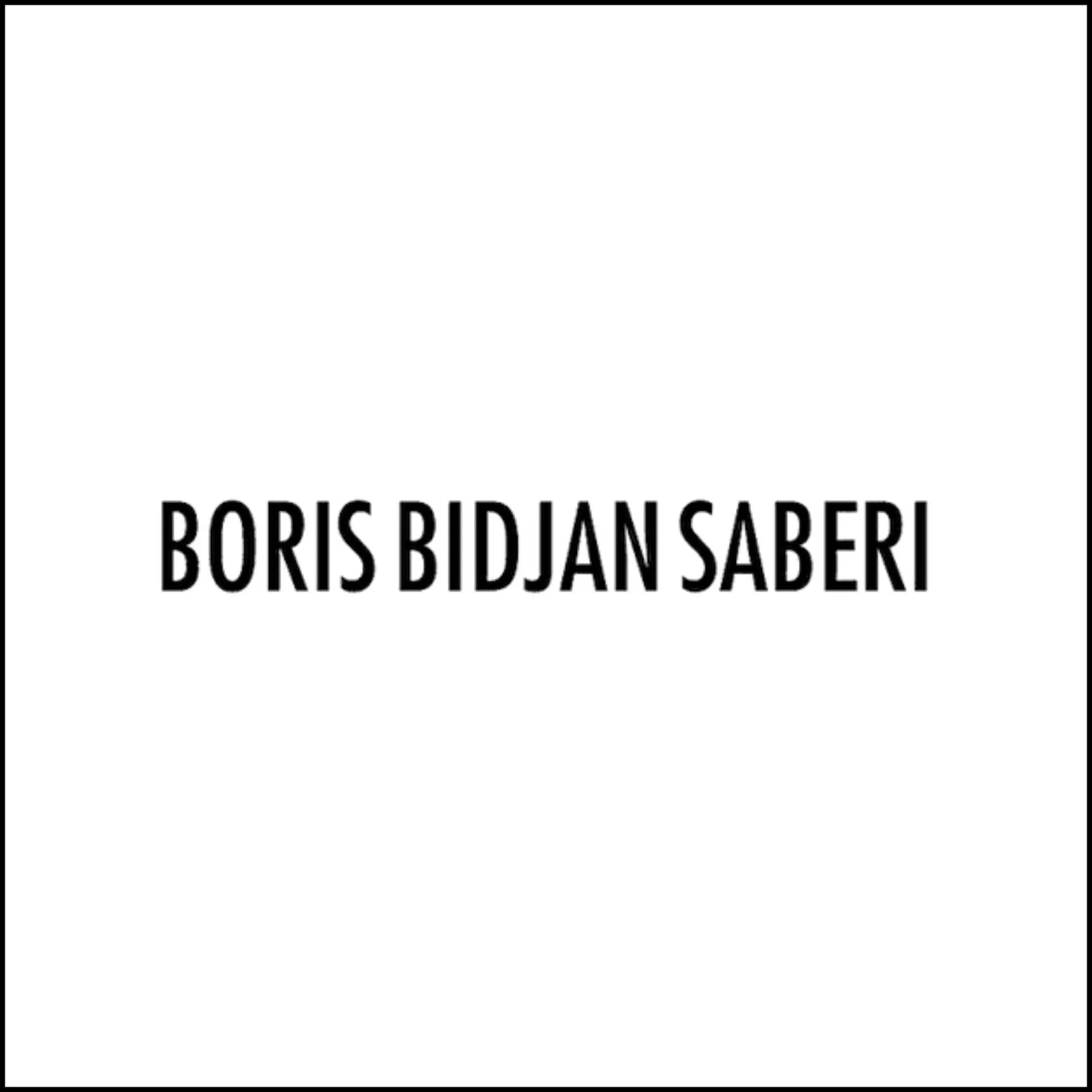 BORIS BIDJAN SABERI