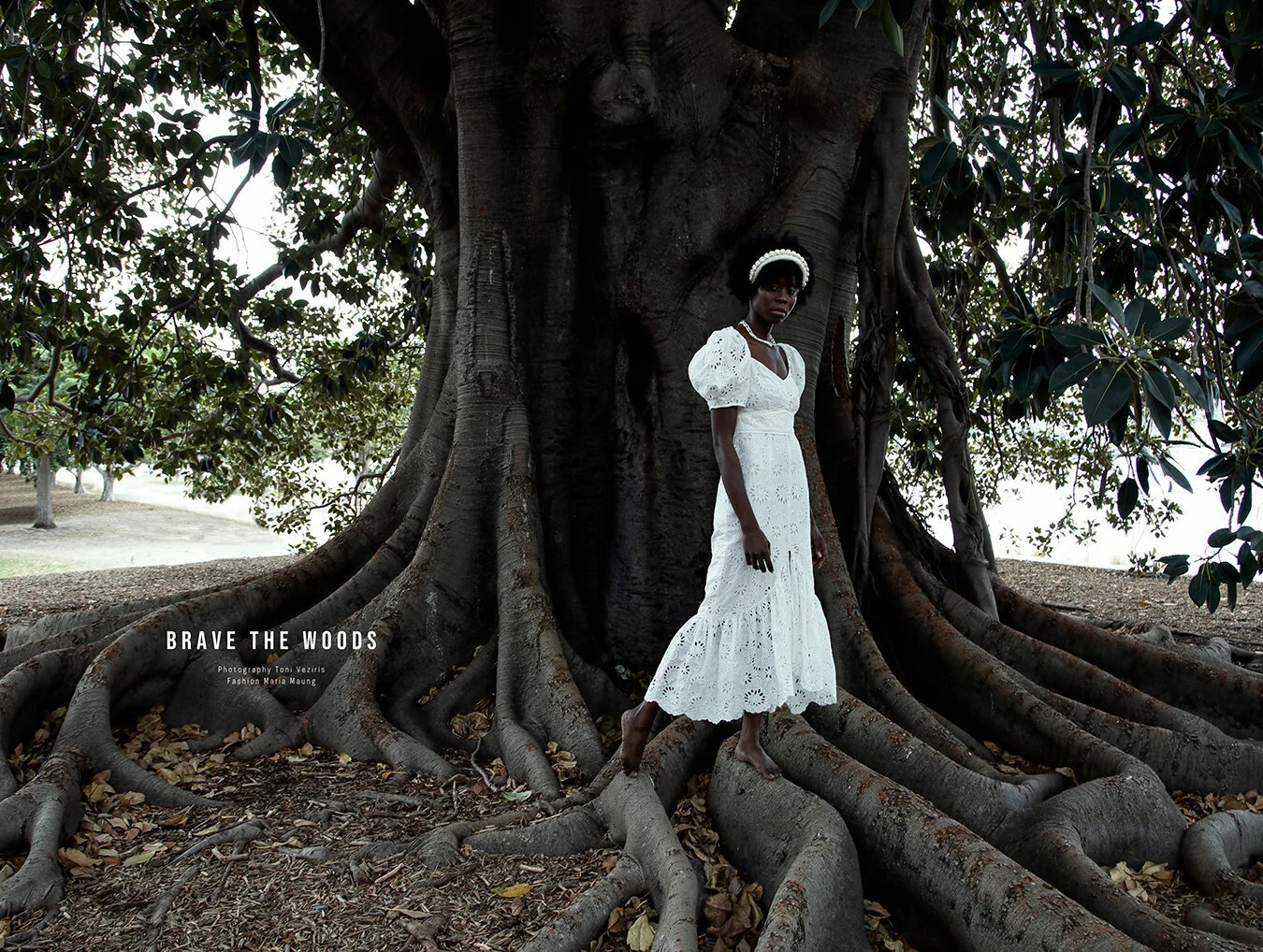 Alice McCall dress, Avenue headband @Somedays, Maryam Nassir Zadeh shoes, Necklaces Holly Ryan