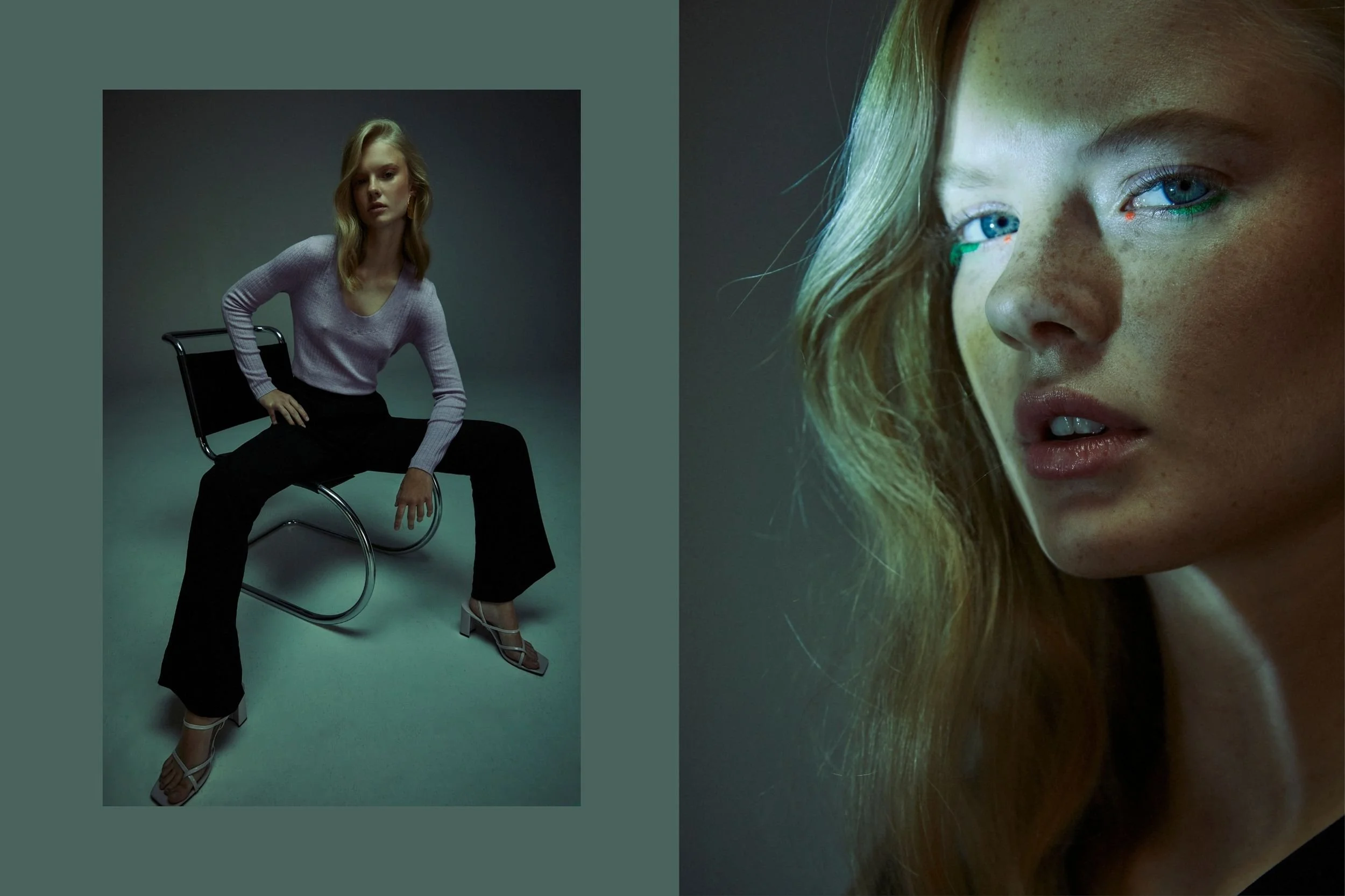  Auguste top, Rebecca Vallance pants, M.N.G shoes and earrings 
