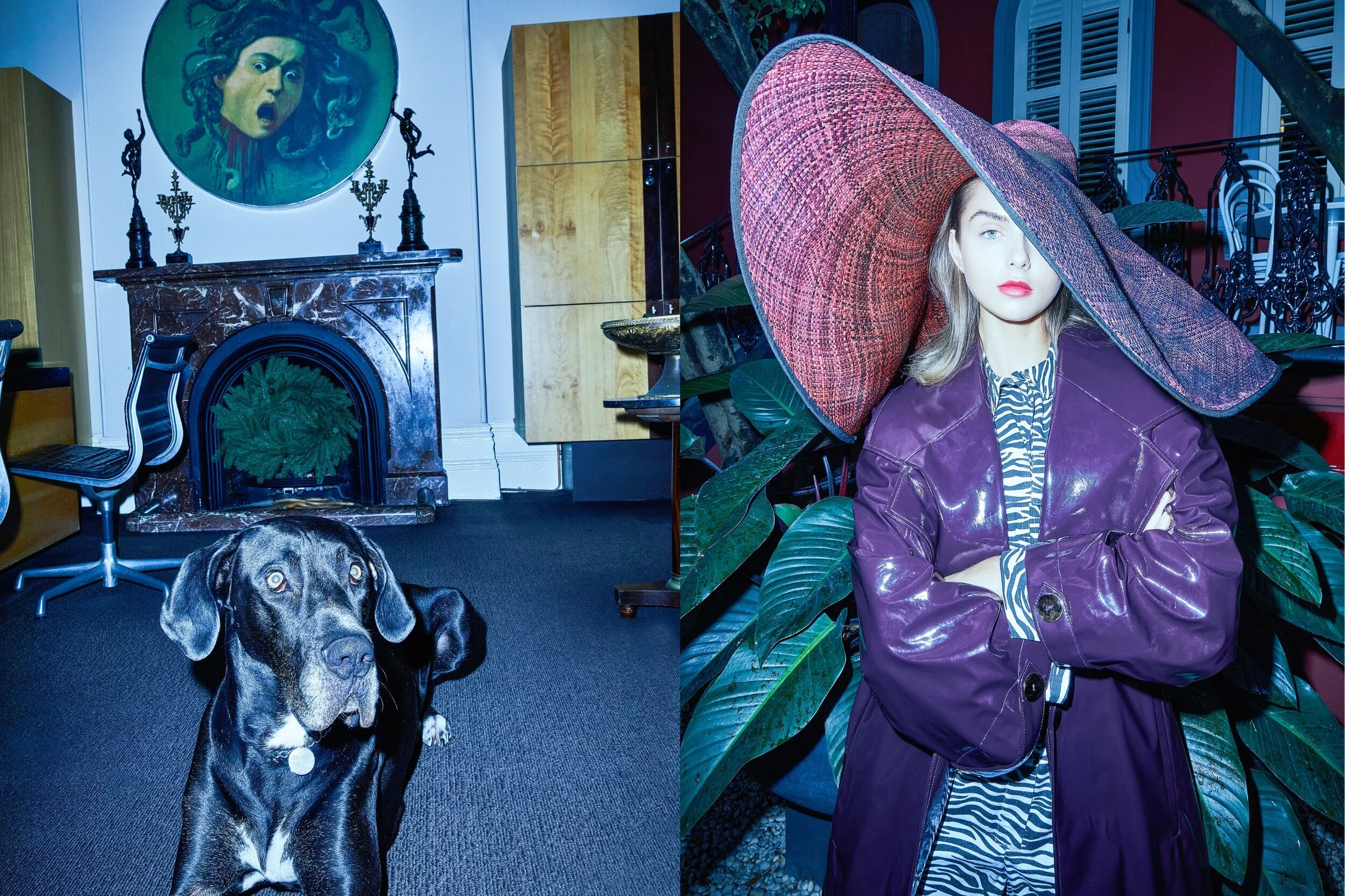 Boilersuit Gary Bigeni, Coat The Arlo Studio, Hat Sarah J Curtis