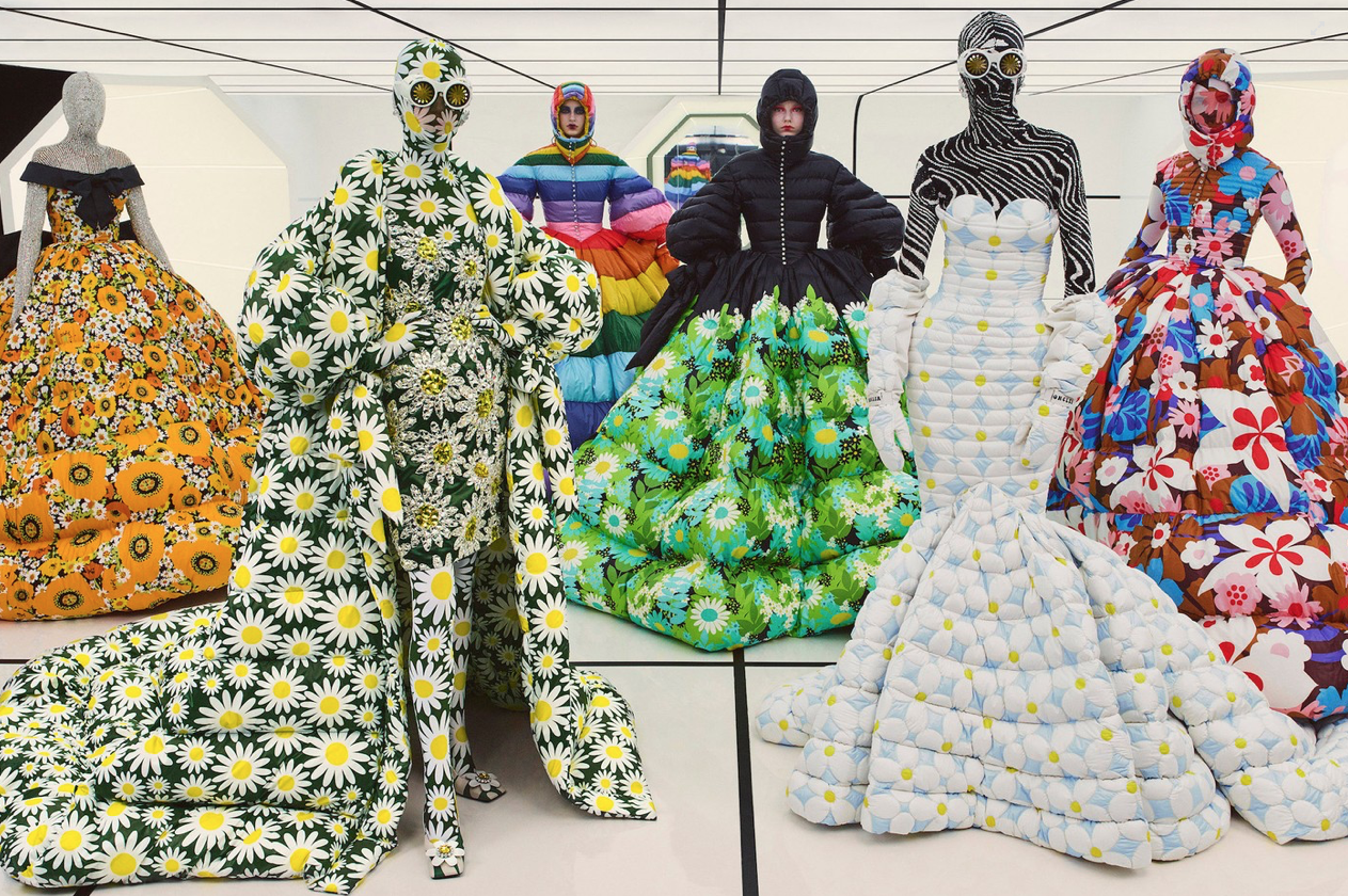 Moncler collaborates with Richard Quinn for it's first Haute Couture Collection
