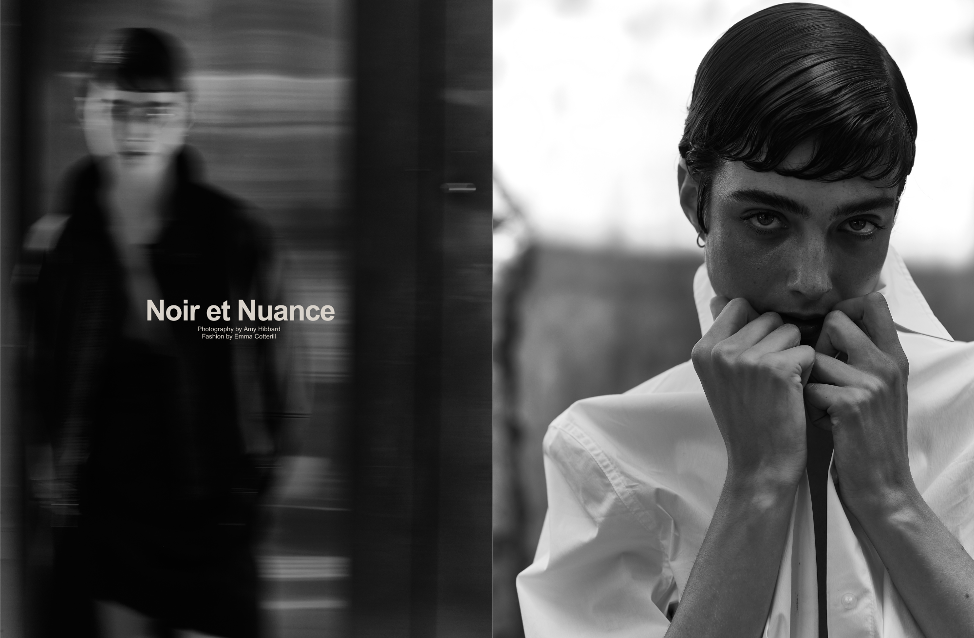 Fashion Editorial: Noir et Nuance.