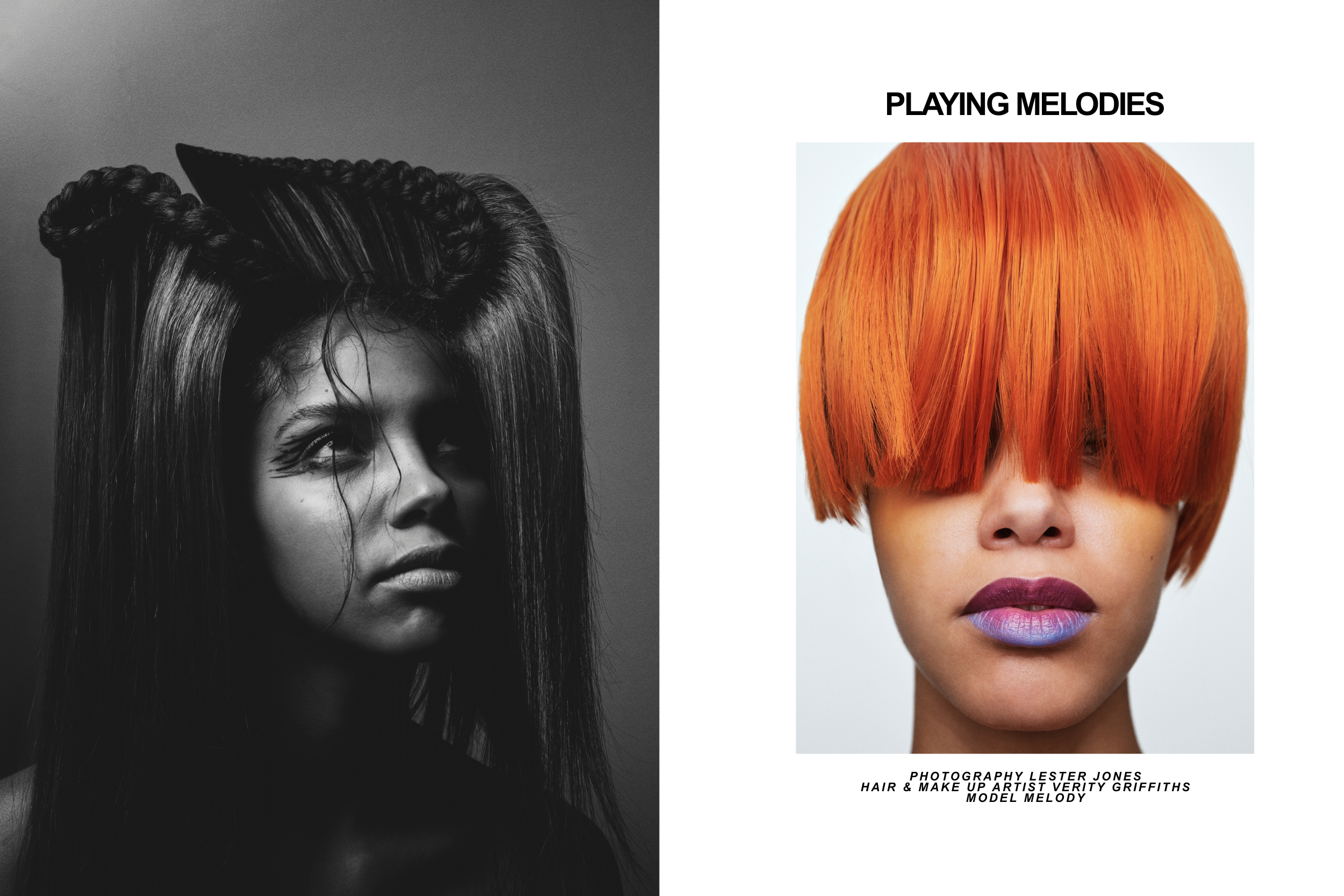 Beauty Editorial: Playing Melodies.