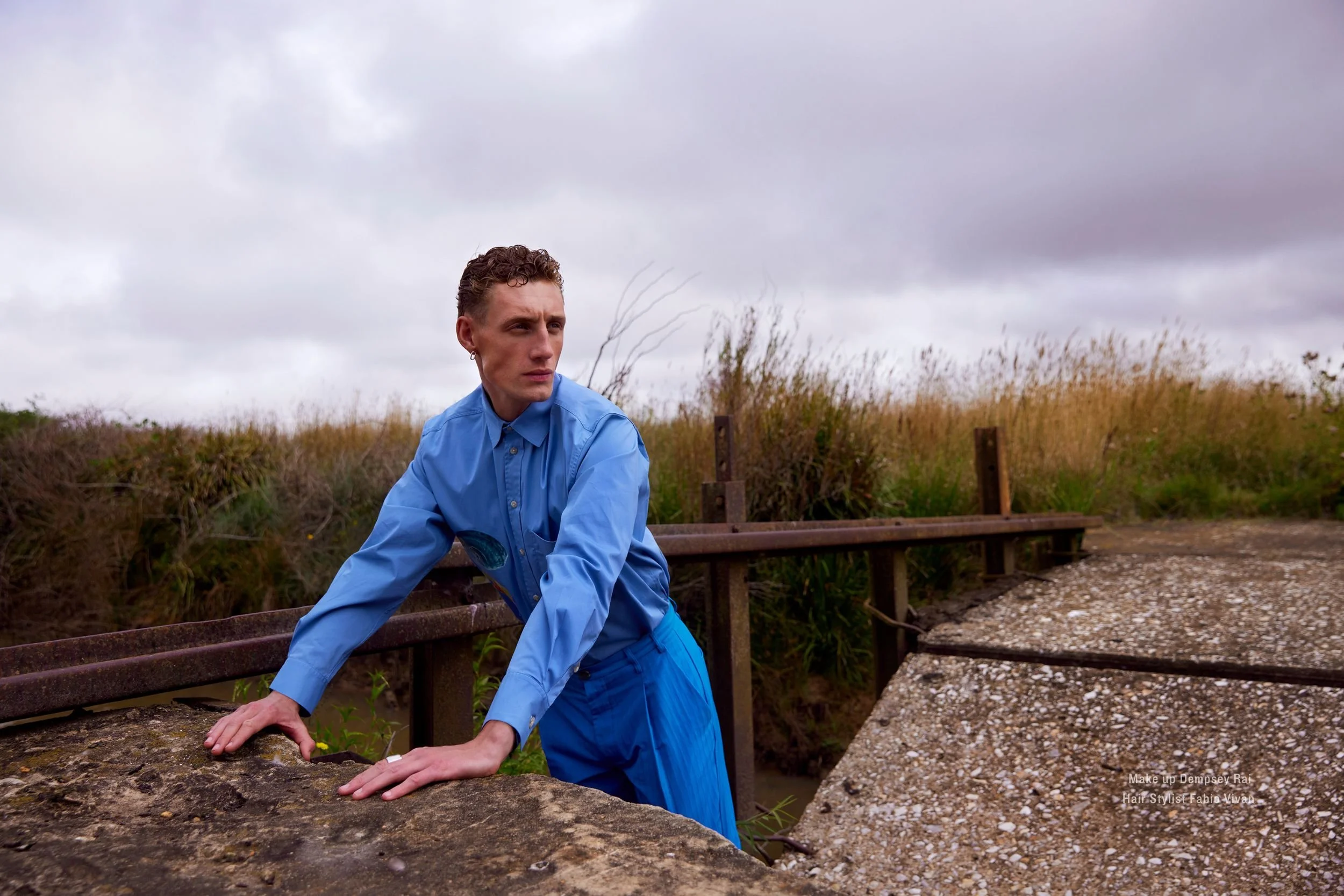   Song For The Mute pants and shirt. Never Never jewellery   