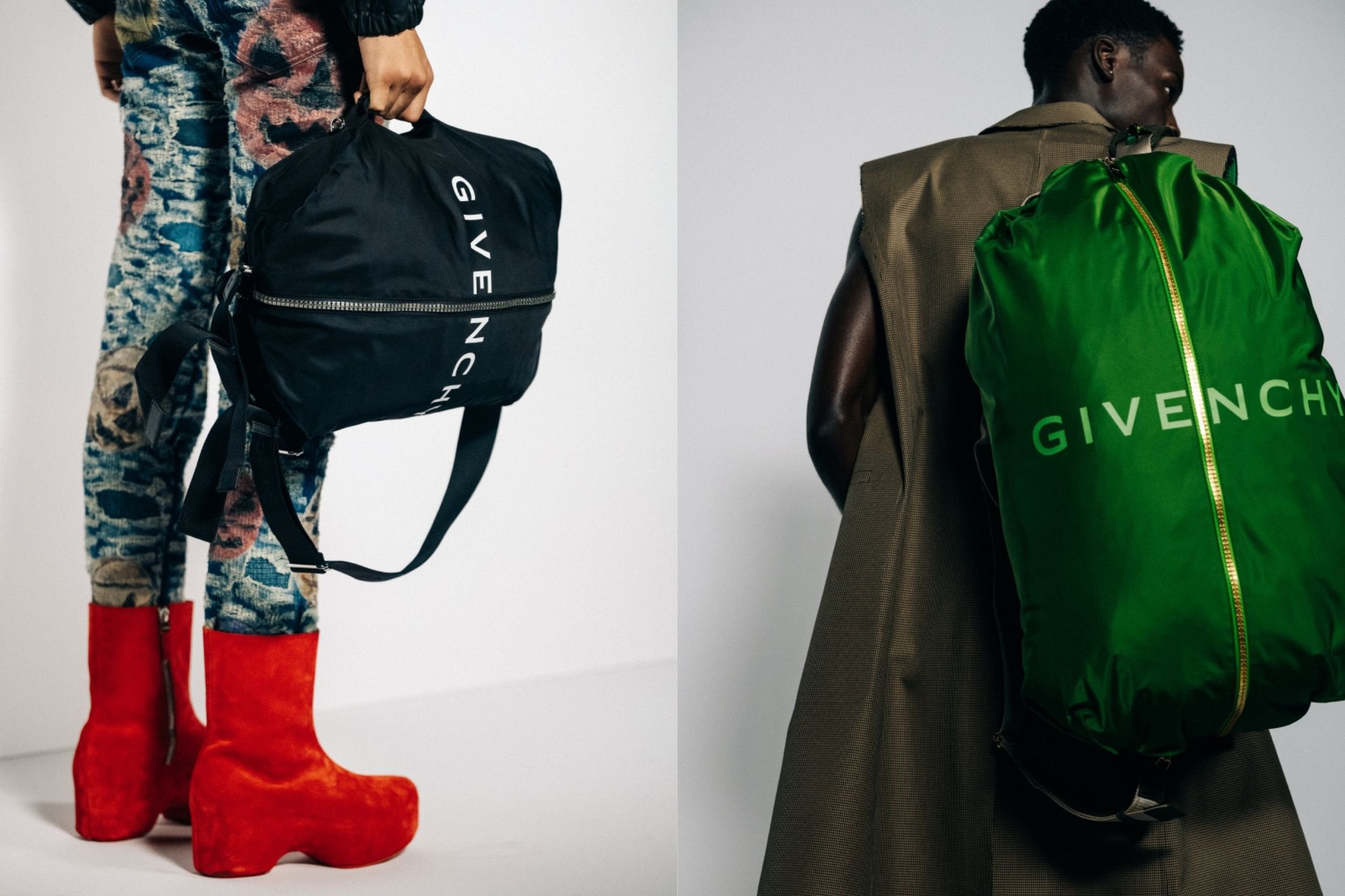 Givenchy presents the men’s sporty, streamlined G ZIP bag