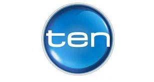 Blue circular logo with the word 'ten' in white lowercase letters.