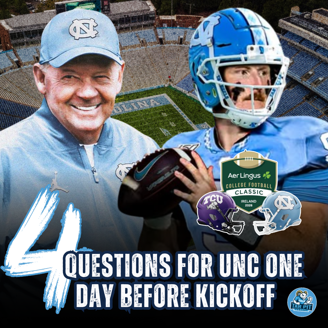 Four Questions for UNC One Day Before Kickoff
