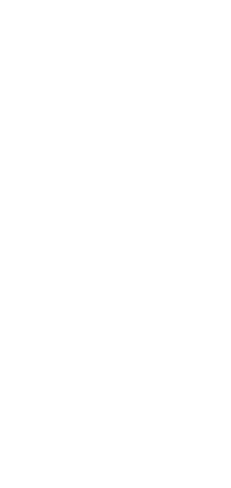 A white abstract geometric shape.