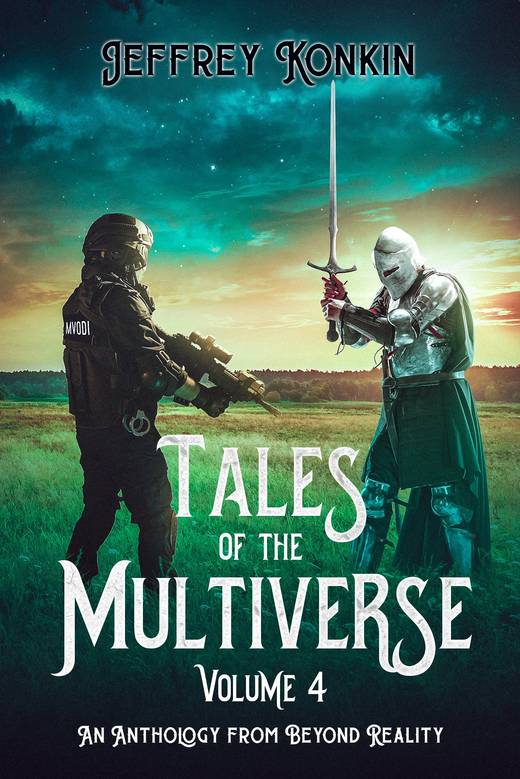 Follow the overarching story of the MultiVersal Office of Displacement Intervention through their encounters with the United Extradimensional Worlds and their enemies. This anthology features every short story in the Beyond Reality series that takes 