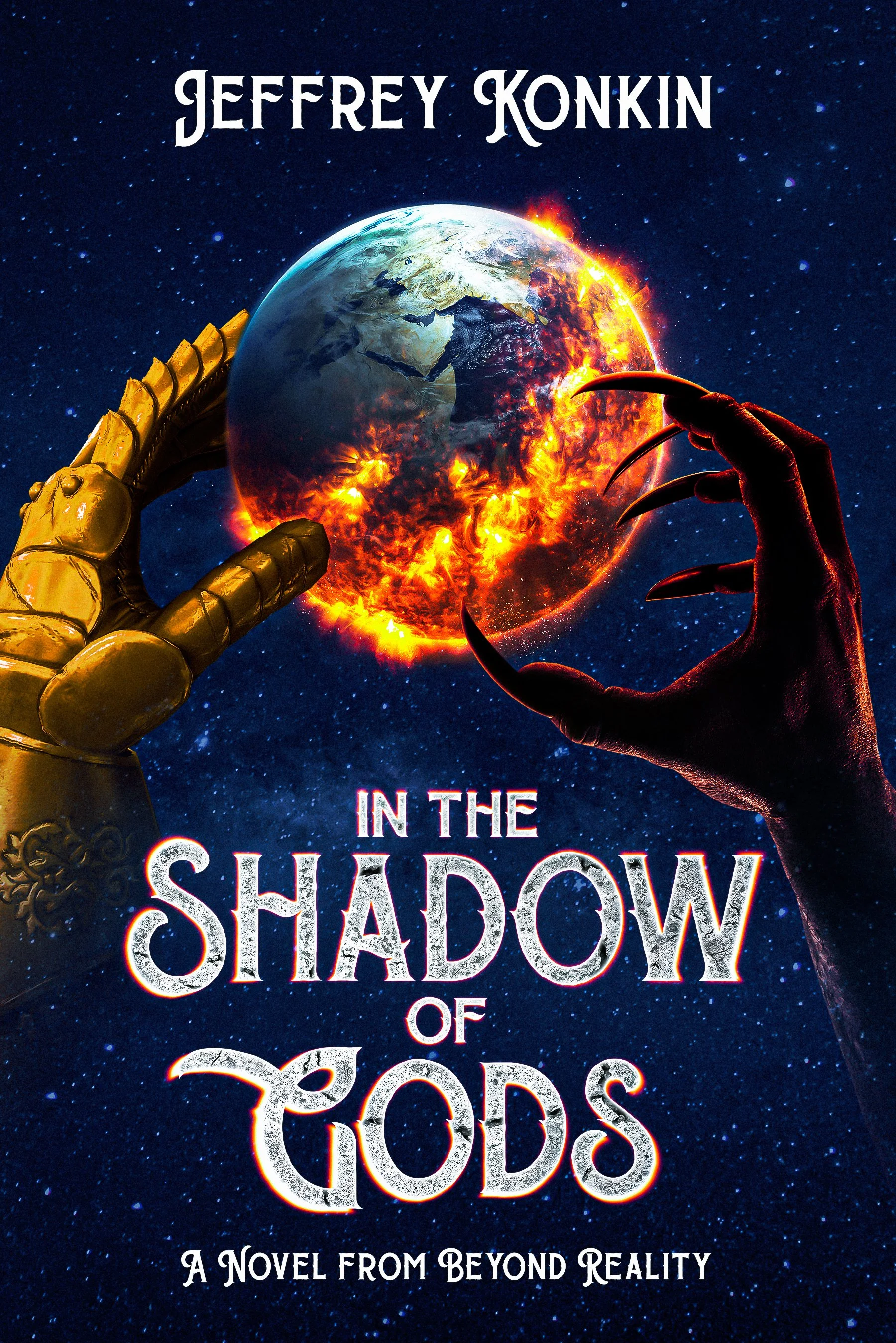 "You started a cross-universal war just for your own entertainment?!"

Even in the infinite expanse of the multiverse, the clashing of Gods can have wide reaching consequences. When the Outer God Nyarlathotep takes an interest in the conflict between