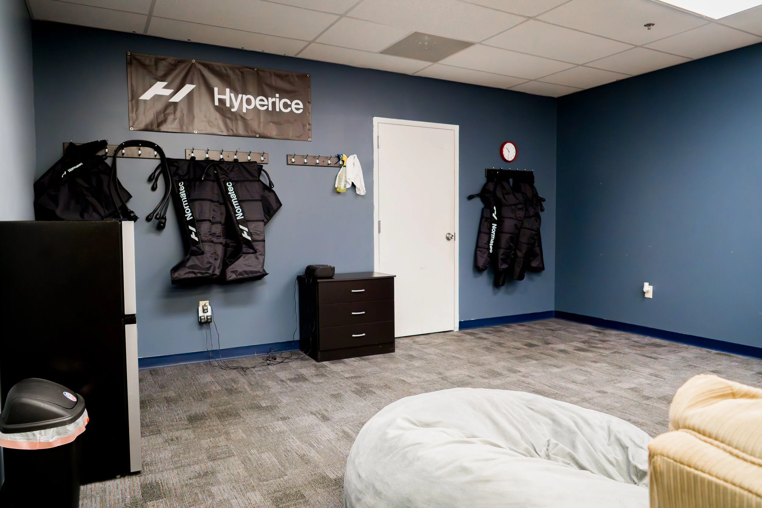 	
Proformance Sports Academy arm care recovery room and lounge
