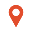 Icon of a red location pin.