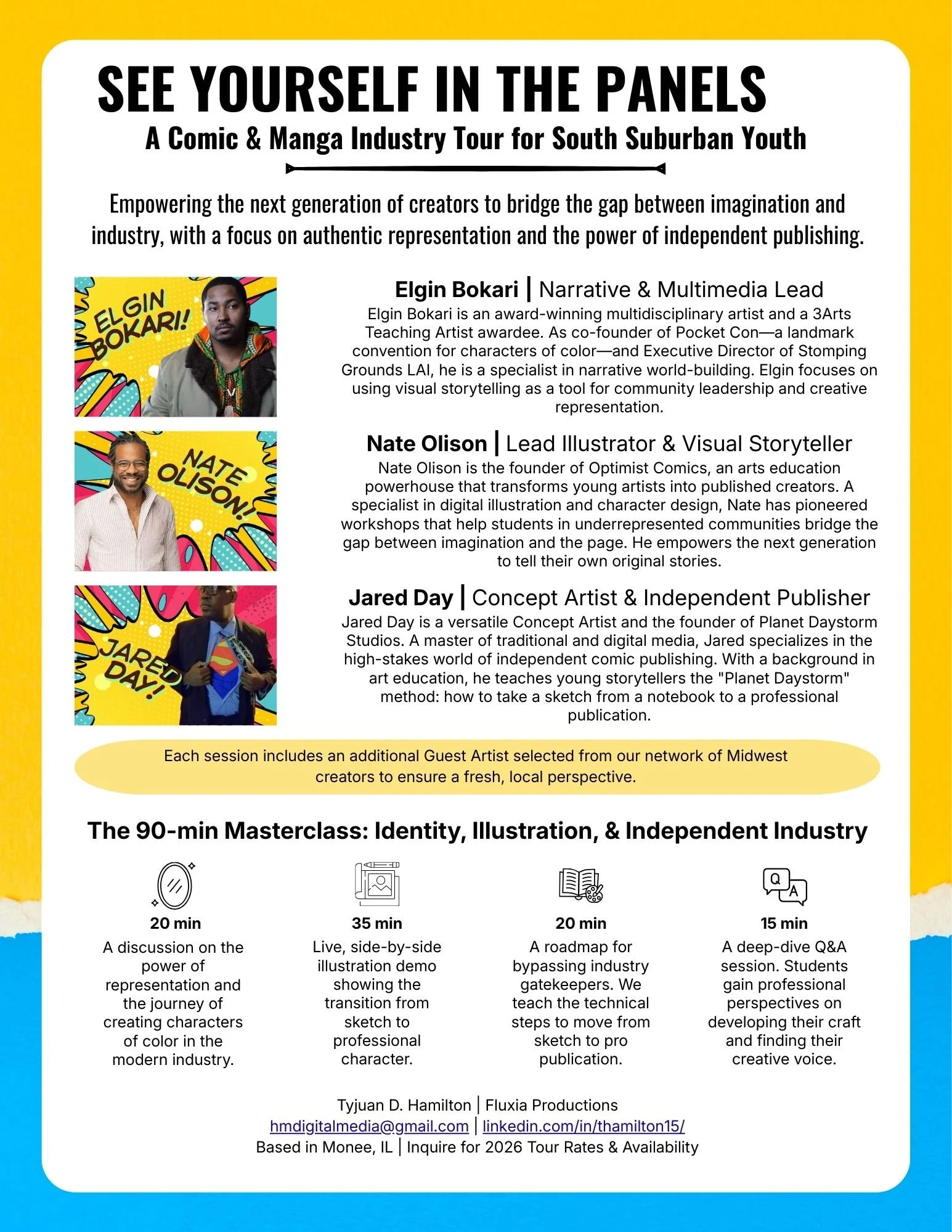 Comic Manga Panel One Sheet