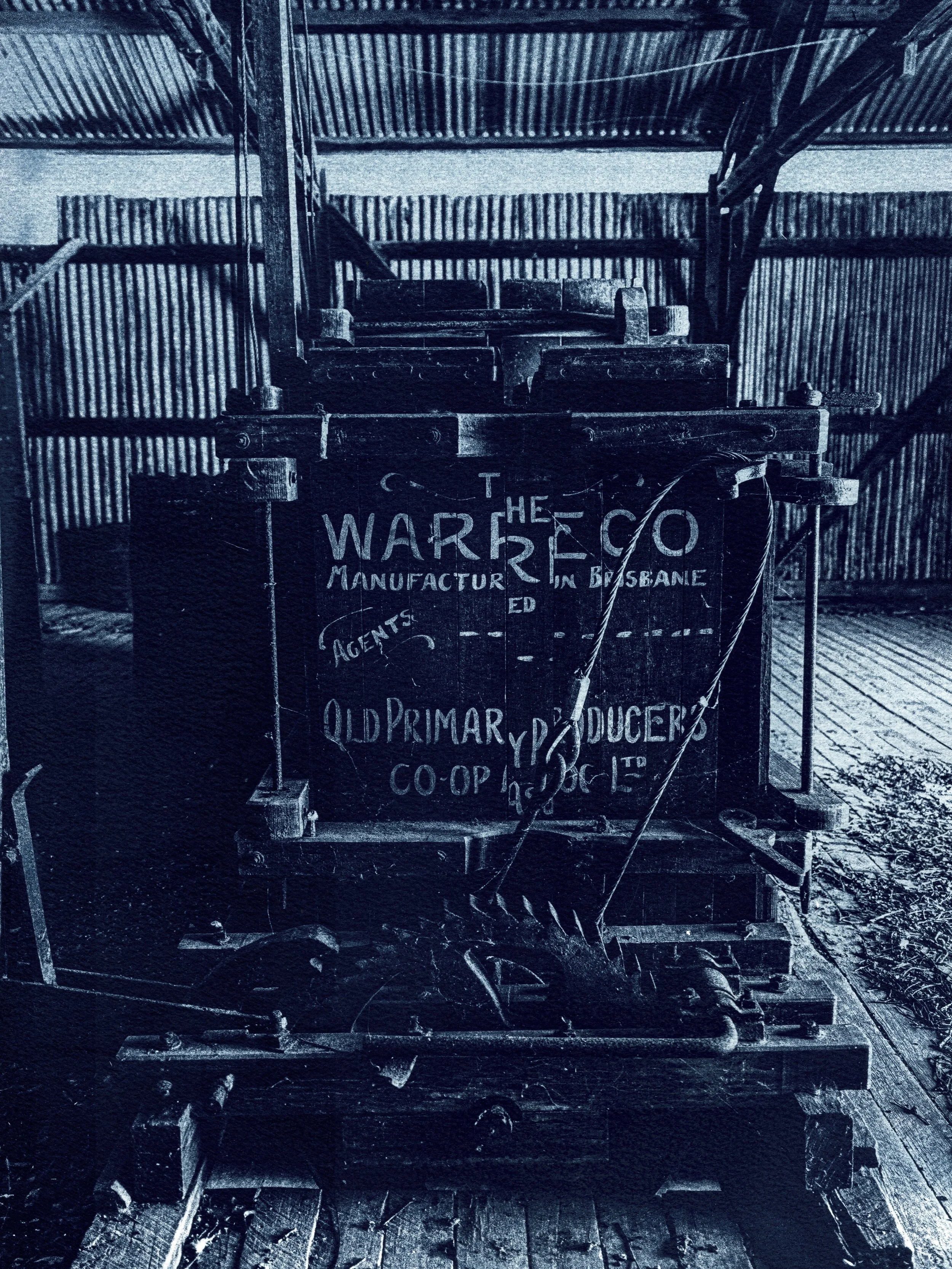 The Warrego Wool Press

I&rsquo;ve always loved the light inside old woolsheds. The way it filters through the gaps, catching the textures of weathered timber, old machinery and the little details that might otherwise go unnoticed.

There&rsquo;s a m