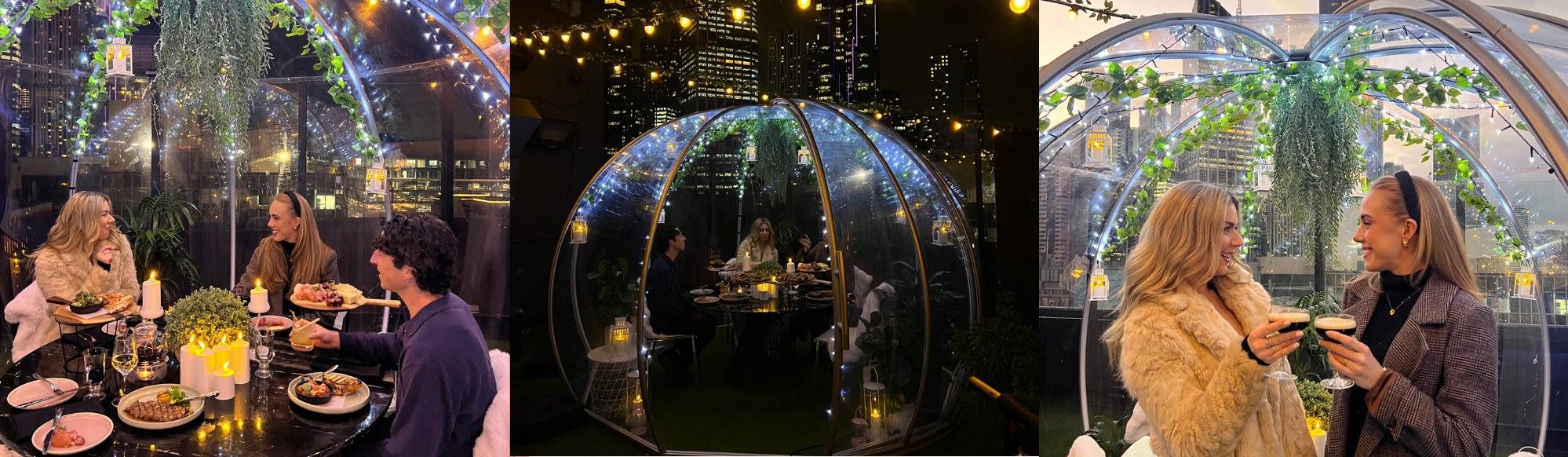 Dome Dining at Blossom Rooftop