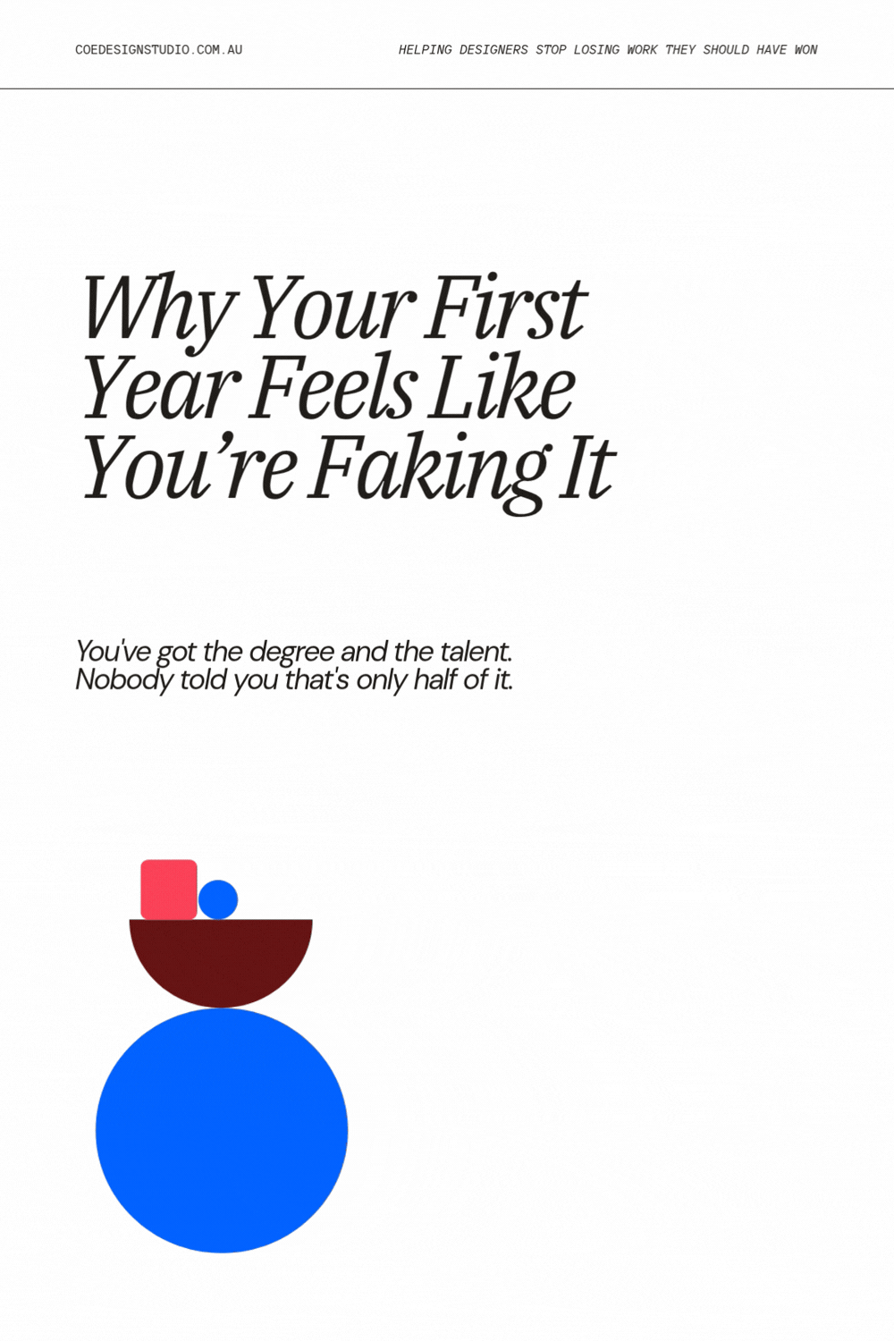 Why Your First Year in Interior Design Feels Like Faking It (And What to Do About It)