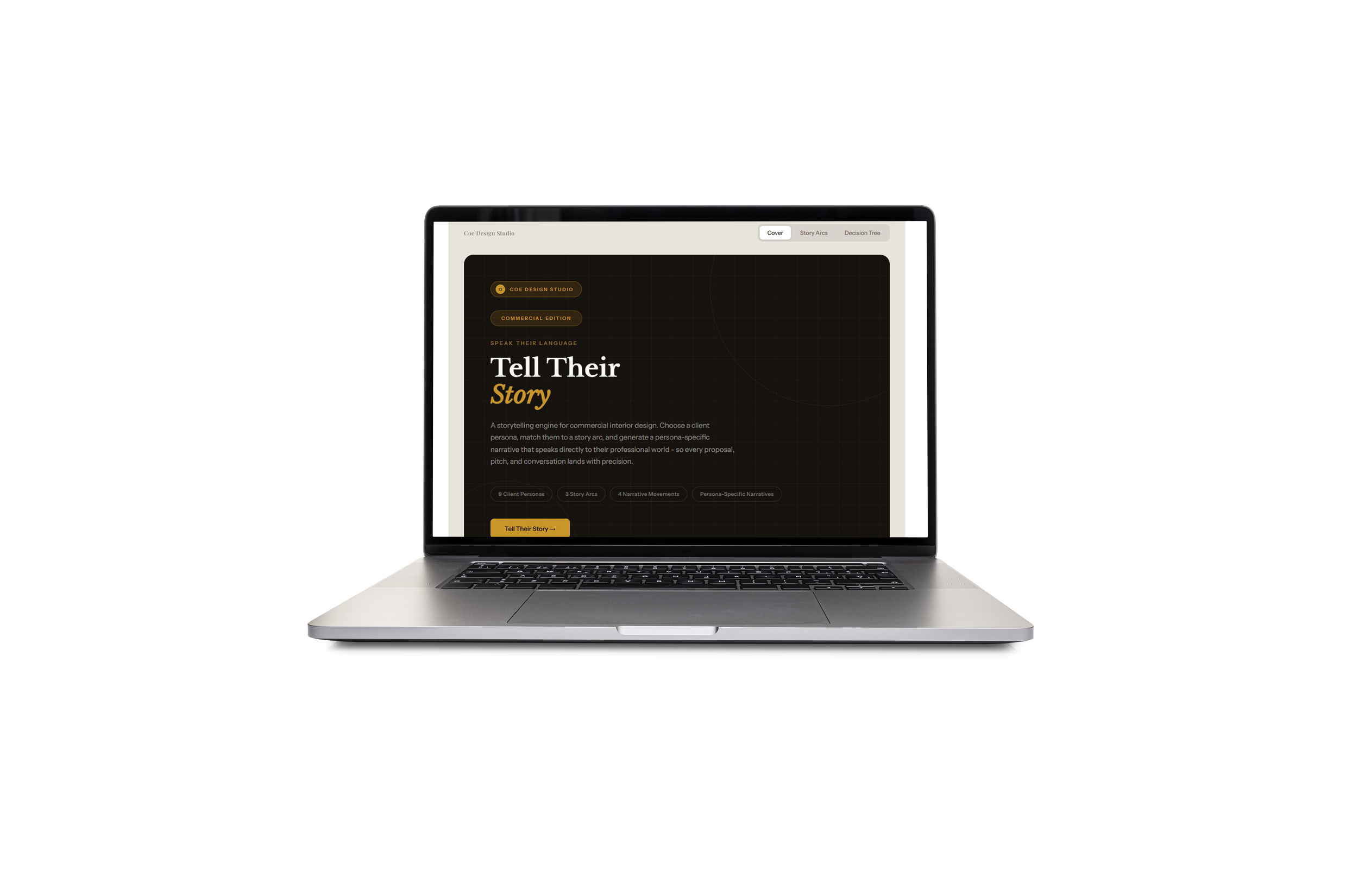 Client story narrative framework for interior designers