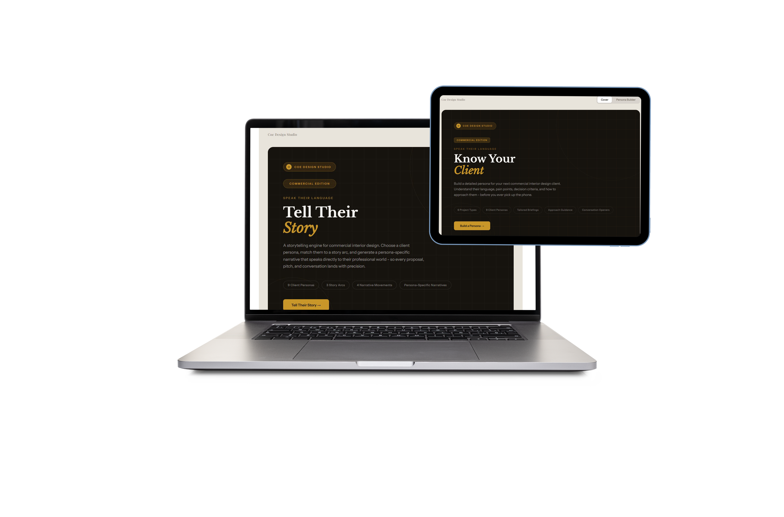 Interior designer messaging toolkit - Speak Their Language full system for commercial clients