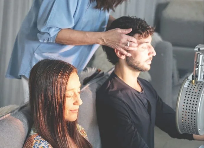 Two-Person Lucia Light Session with Tina and a couple from Vancouver