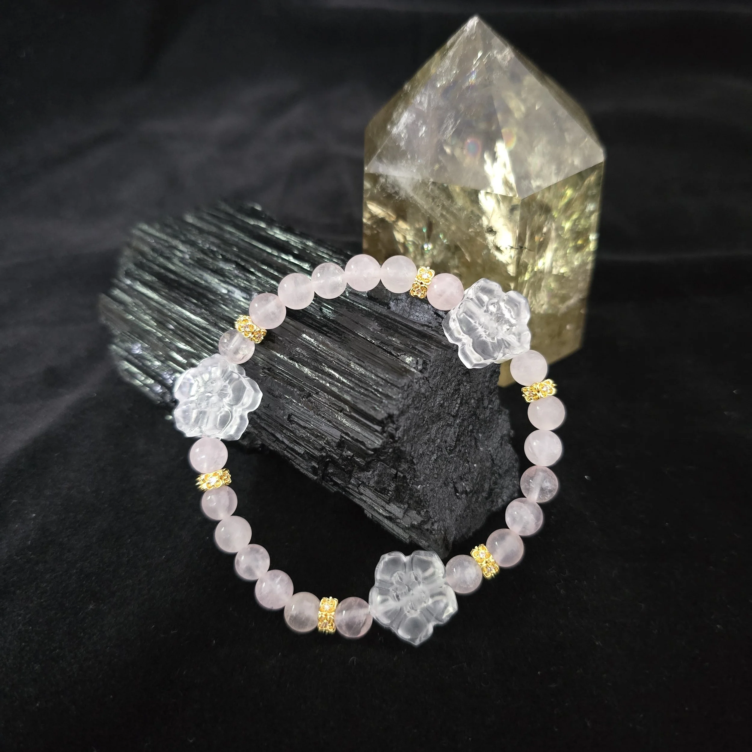 RQ-02 Clear Quartz Flowers