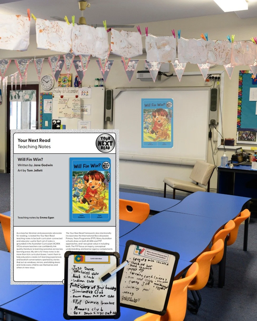 Creating meaningful learning environments through literature 📚✨

Quality texts can become powerful anchors for discussion, inquiry and purposeful literacy learning within the classroom.

These teaching notes for Will Fin Win? are designed to support