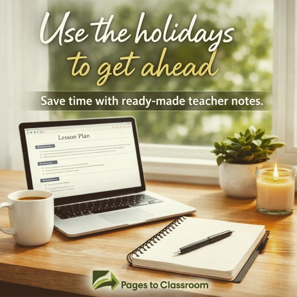 ✨ Teachers, this is your sign to get ahead! ✨

The holidays aren&rsquo;t just for rest (though you deserve that too 💛)&hellip; they&rsquo;re the perfect opportunity to set yourself up for a smoother term ahead.

📚 At Pages to Classroom, we create r