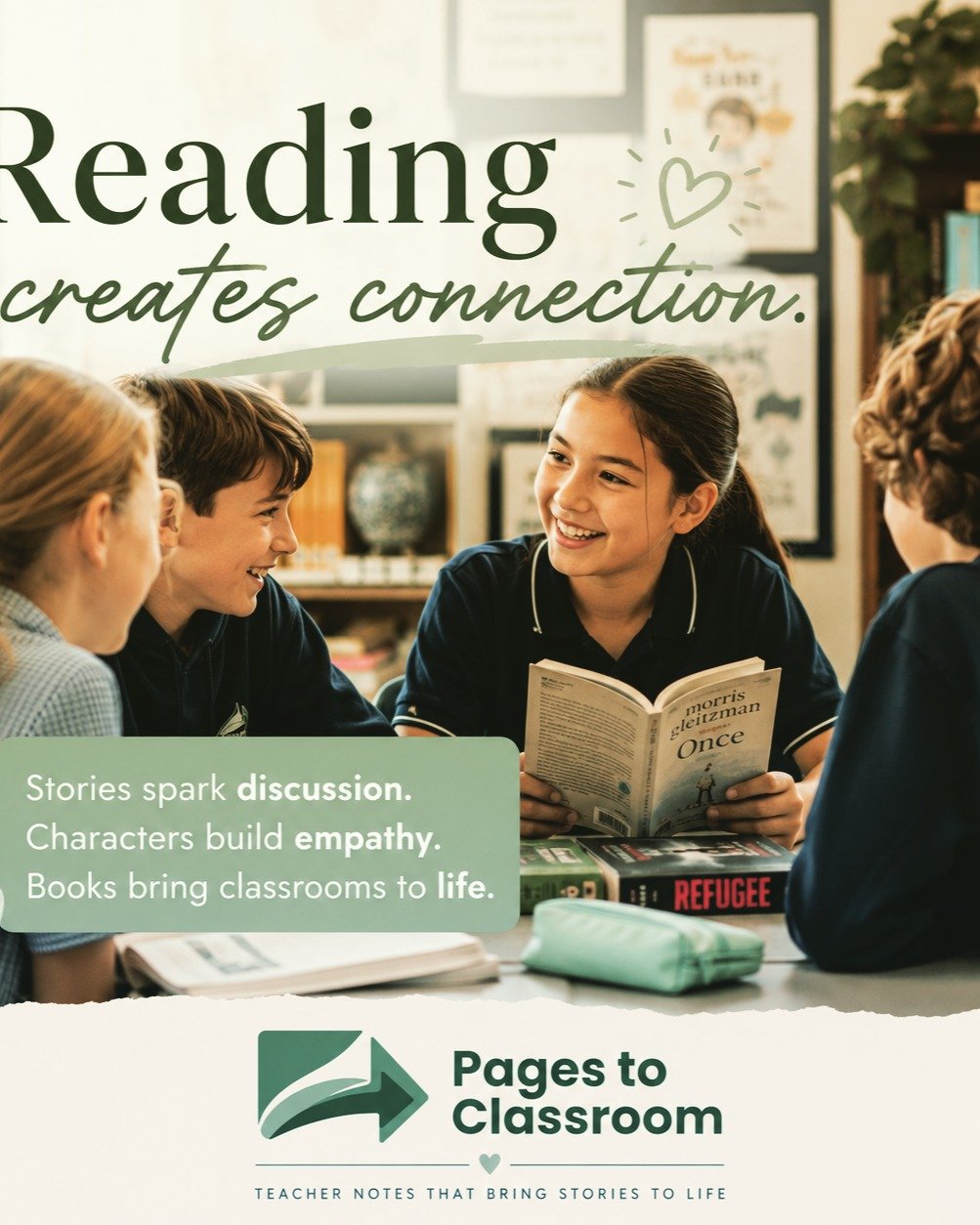 &ldquo;The Right Book Changes Everything&rdquo;

There&rsquo;s a moment every teacher loves &mdash; when a student who never reads suddenly can&rsquo;t put a book down. 📚✨

Stories build empathy, curiosity, confidence, and connection. But creating m