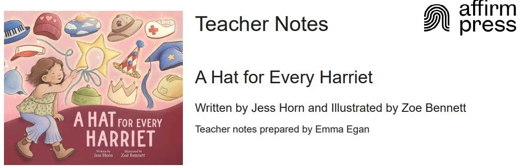 A Hat for Every Harriet Teacher Notes