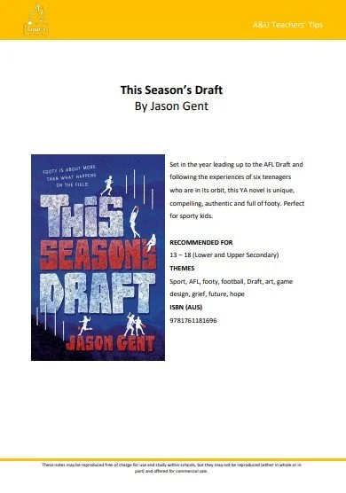 This Season's Draft Teachers Notes