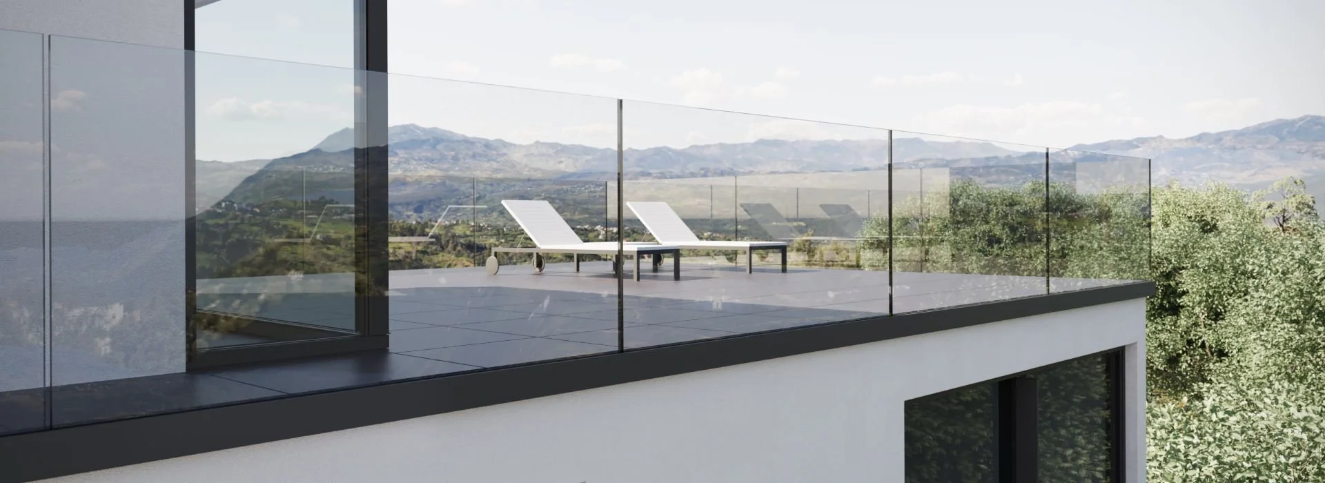 Barandilla de vidrio