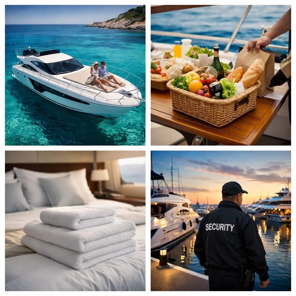 Cote Bleue Plaisance, votre conciergerie nautique sur Marseille, Carry le Rouet, Ensues, La Redonne, Le Rove, avitaillement au bateau, nettoyage intérieur et extérieur, linge de bord, anti fouling, coque, moteur, Beneteau, flyer, boat, services