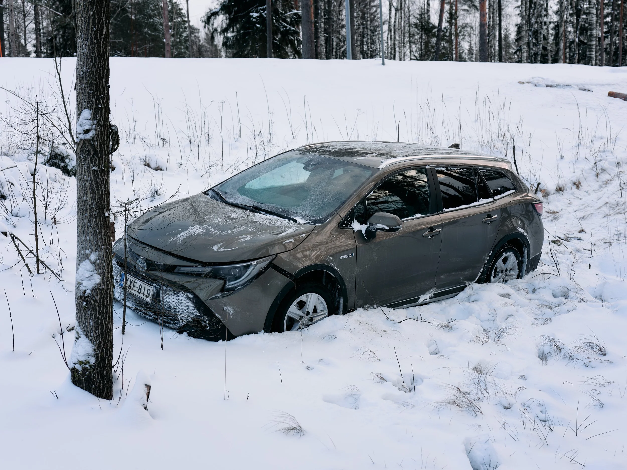 I really loved this car. The photo doesn't tell the full story, as the insurance company totaled it after this accident. 