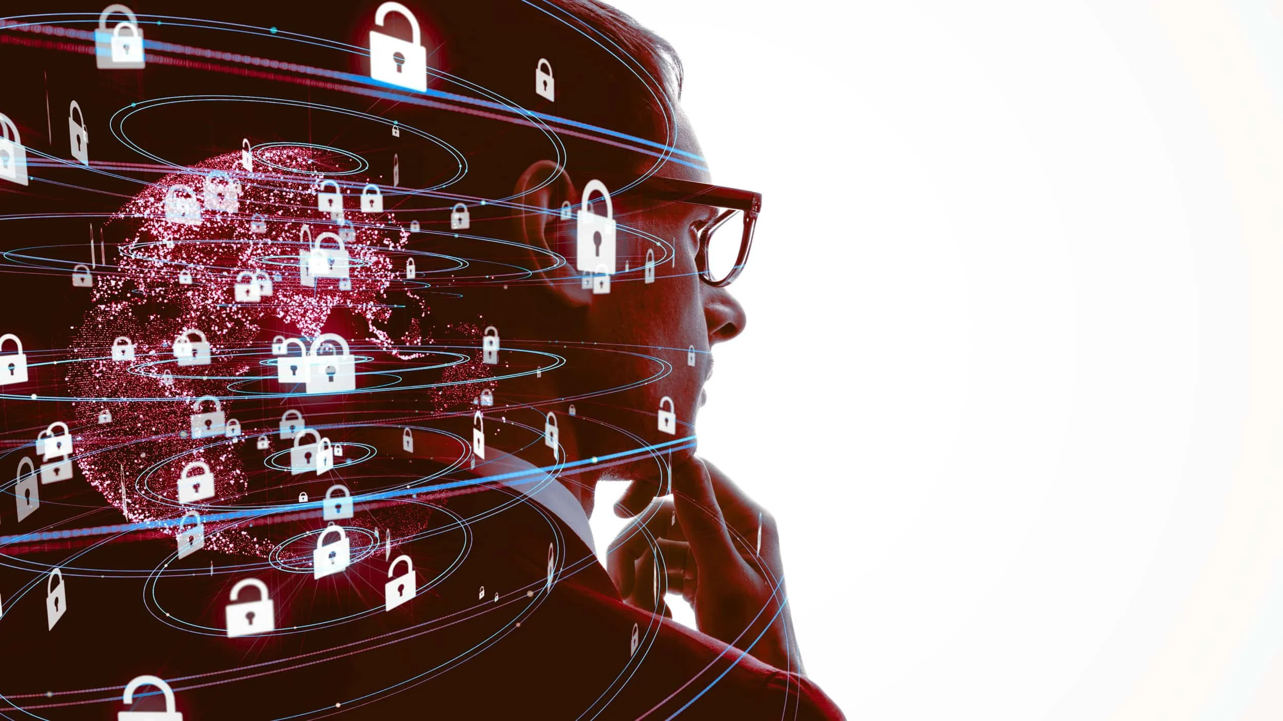 Cybersecurity visual.
