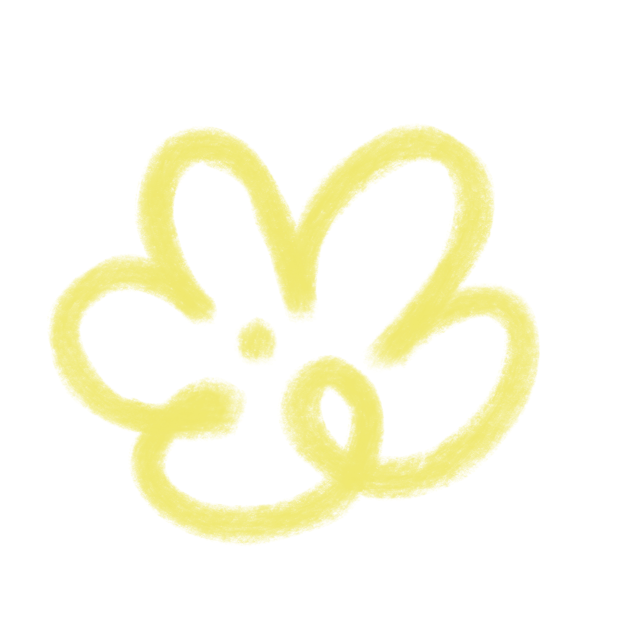 yellow abstract flower